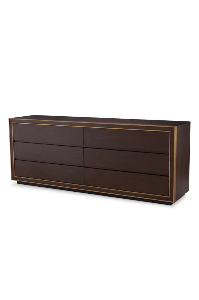 Eichholtz Camelot Brown Oak Dresser Ample Storage Space