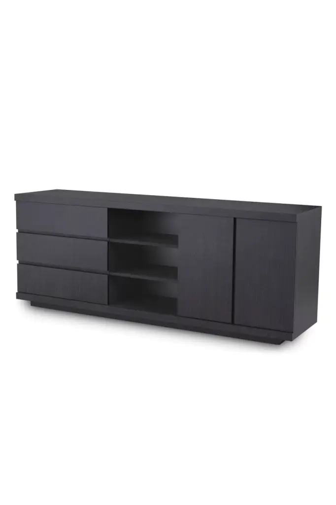 Gray Oak Wood Dresser Drawers Eichholtz Crosby