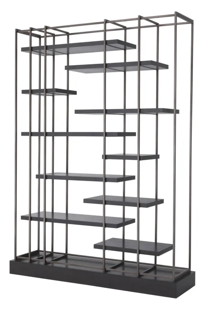 Bronze Display Cabinet Eichholtz Ward Elegant Living Room Storage