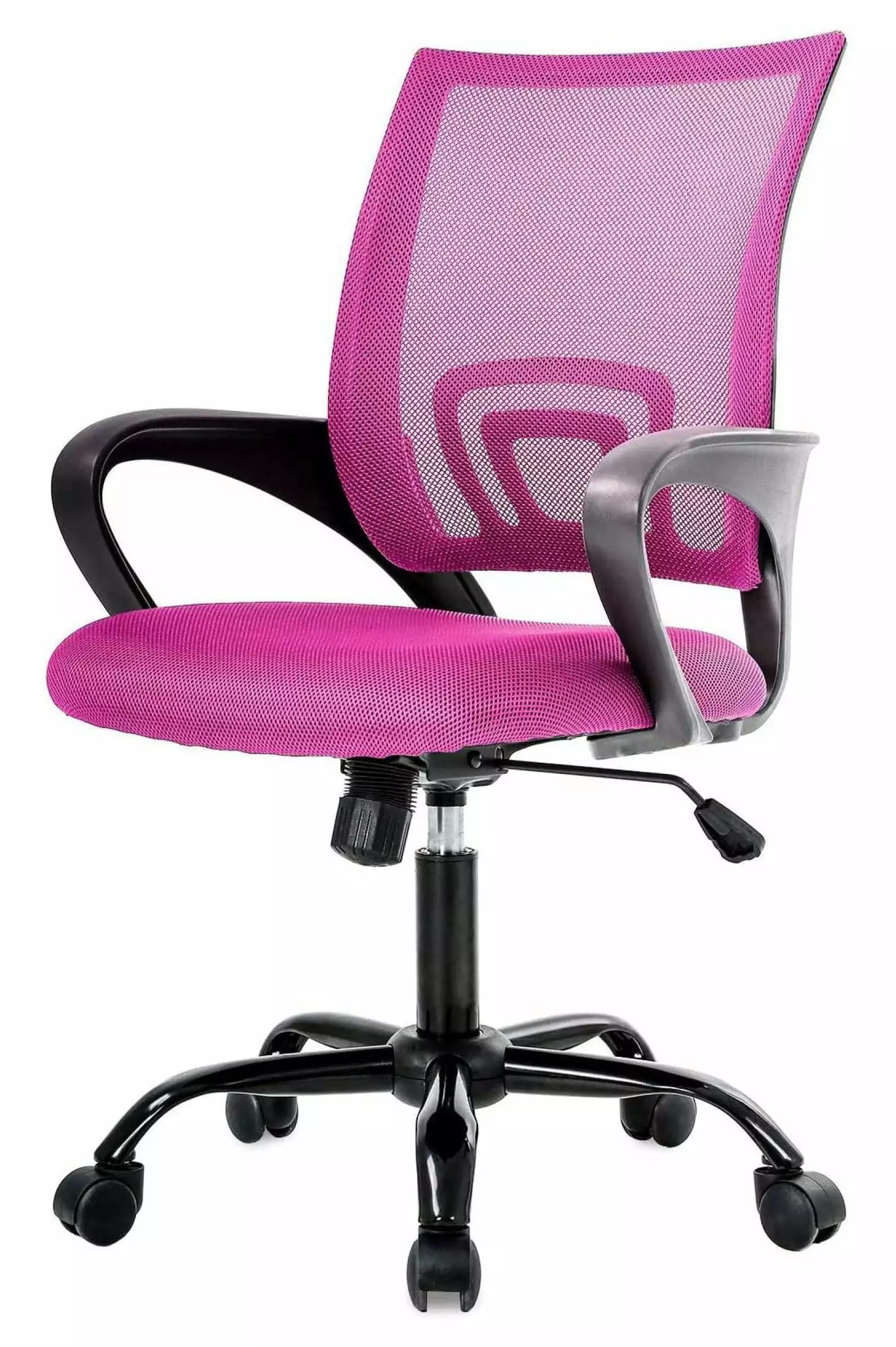 Simple Home Ergonomic Desk Office Chair Mesh Computer Chair Lumbar Support Modern Executive Adjustable Stool Rolling Swive...
