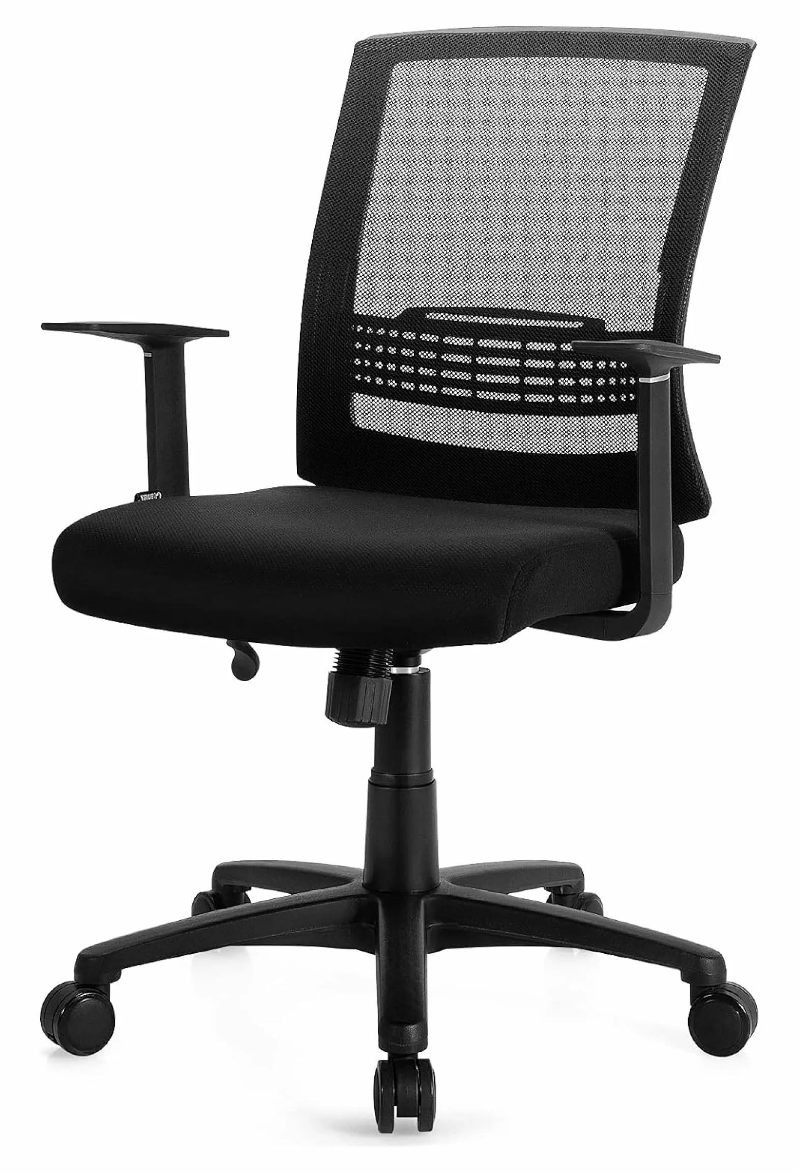 FEIZICRY Ergonomic Office Chair Adjustable Lumbar Support Comfortable Mesh Desk Chair Swivel Executive Task Chair Black