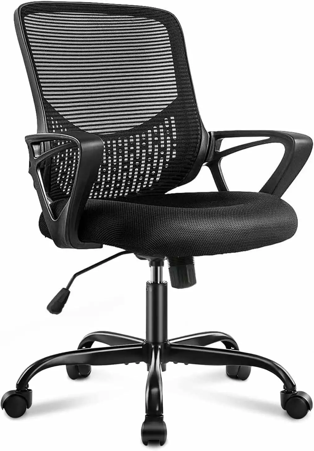 Ergonomic Office Home Desk Mesh Chair Fixed Armrest Executive Computer Chair N/A