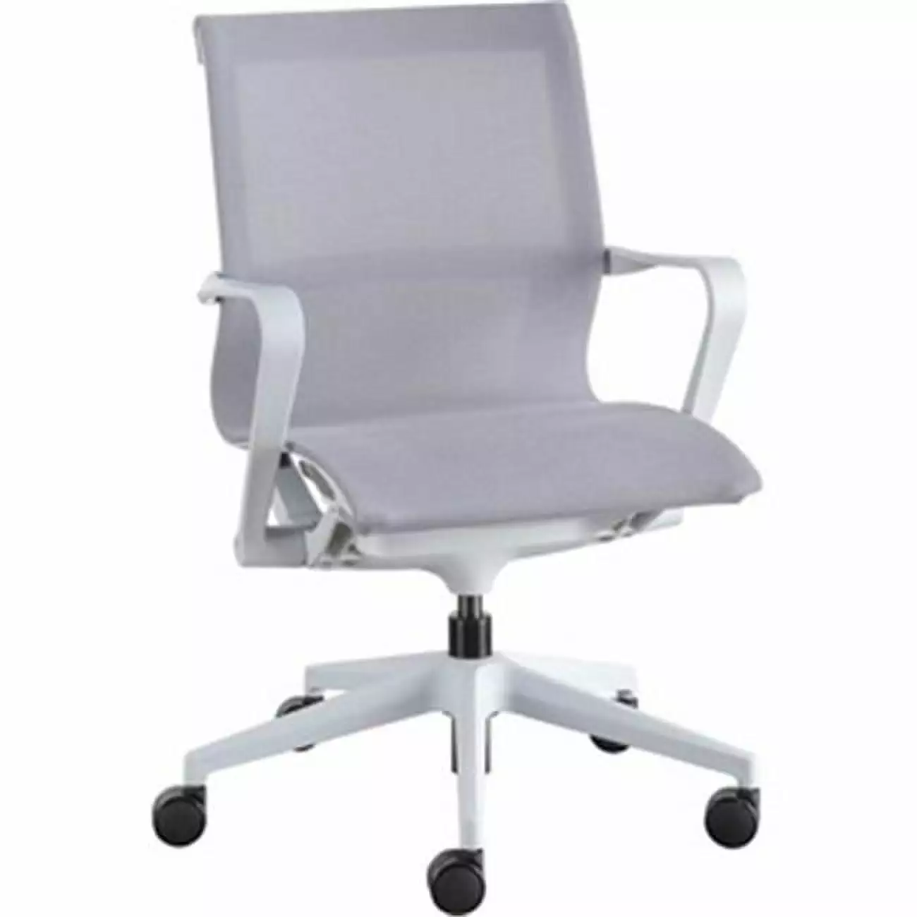 26.3 . Executive Mesh Mid-Back Chair - Gray Ergonomic Office Desk Chair Newestedition
