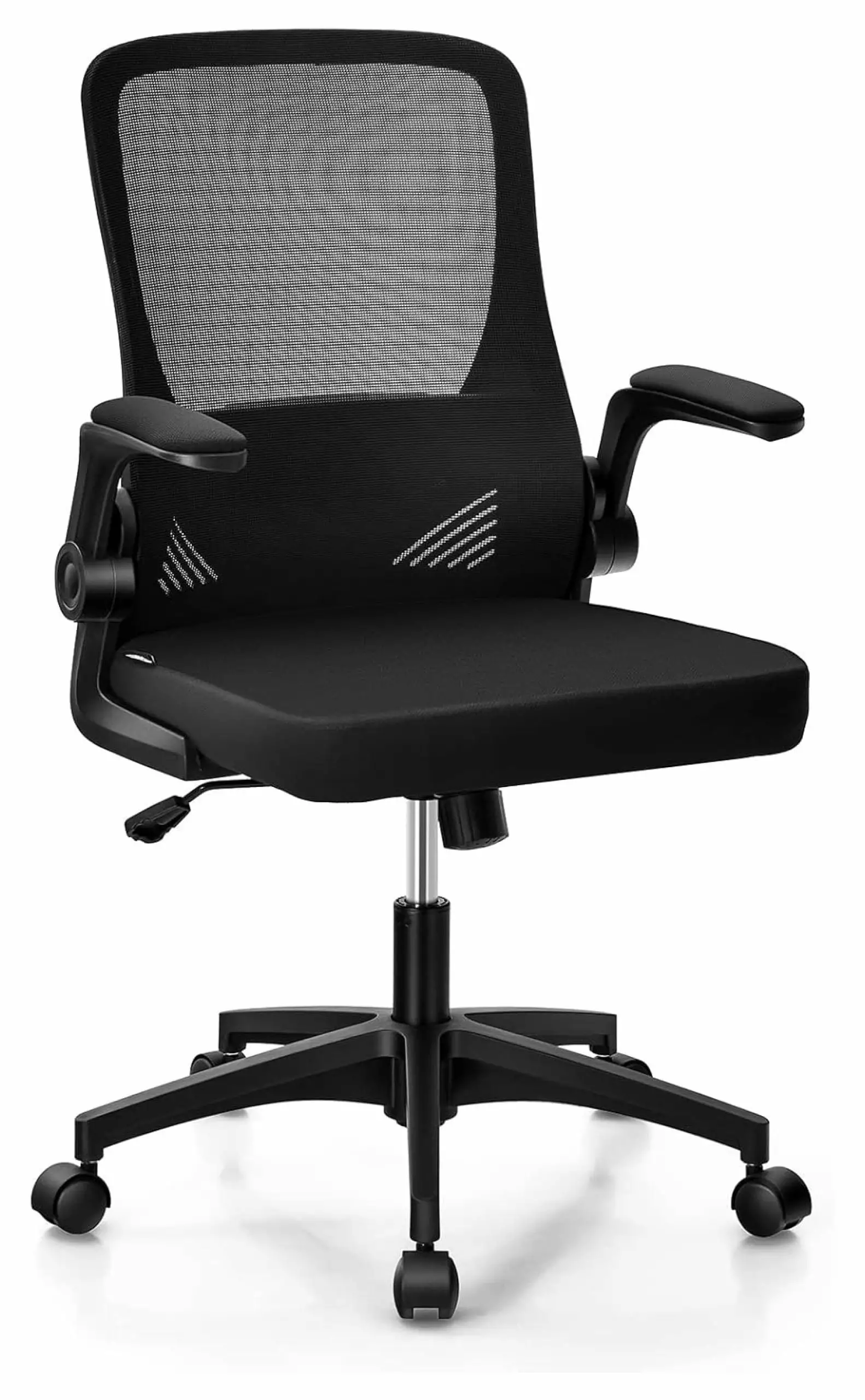 Ergonomic Office Chair Back Mesh Computer Desk Chair Foldable Backrest and Lumbar Support RinGol