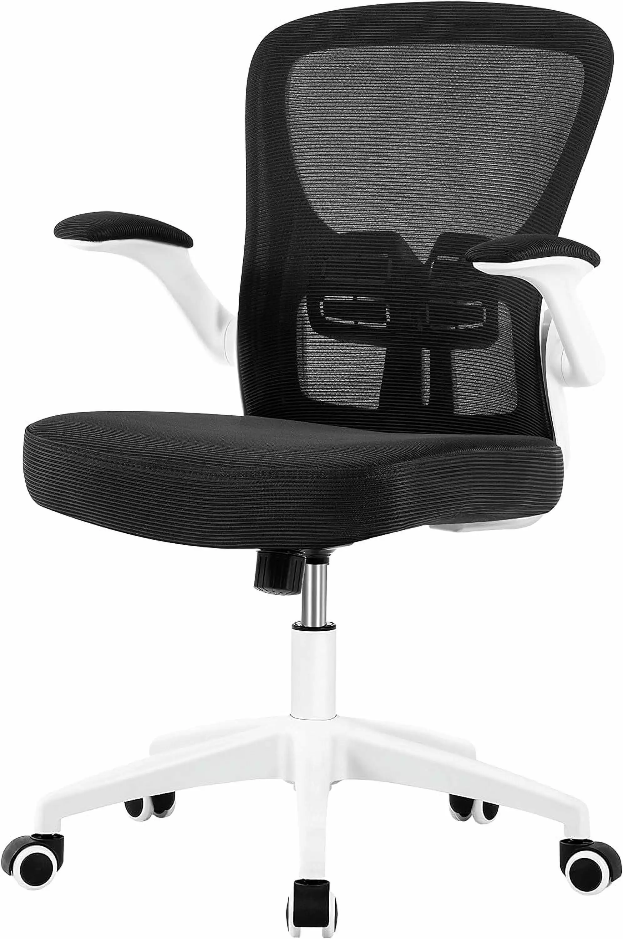 Ergonomic Mesh Office Chair Executive Rolling Chair Flip-Up Armrests and Adjustable Lumbar Support RYIVYT