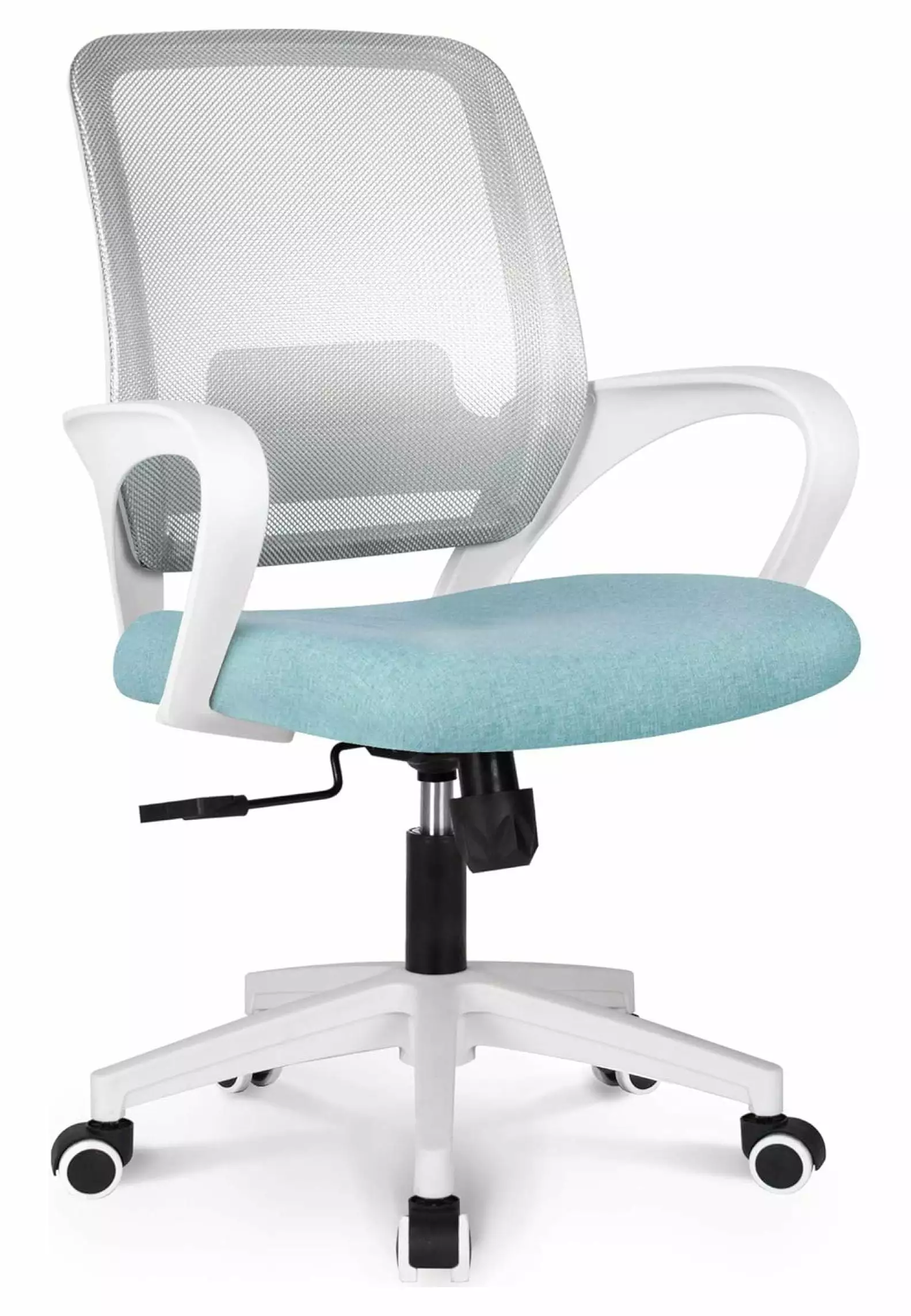 TiaGOC Pastel Mint Ergonomic Office Chair Mesh Computer Chair Lumbar Support