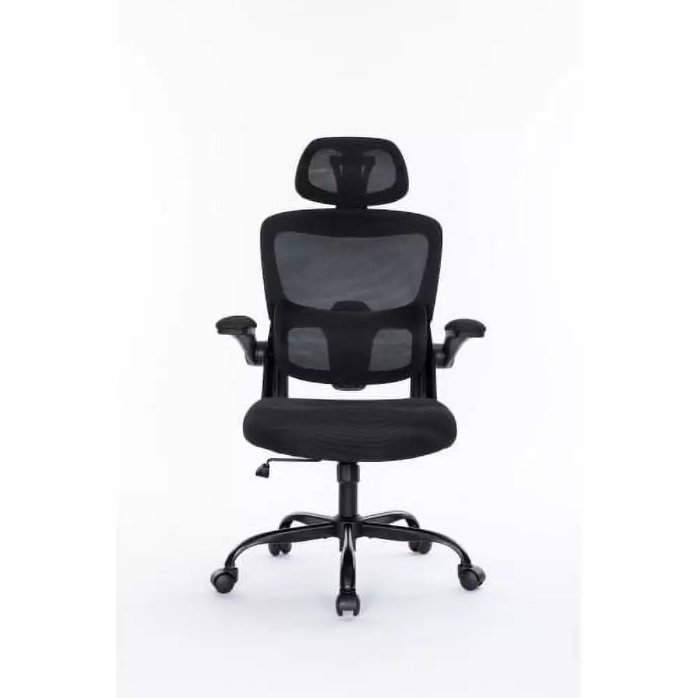 Ergonomic Mesh Office Chair 3D Adjustable Lumbar Support and Flip-up Arms W2743