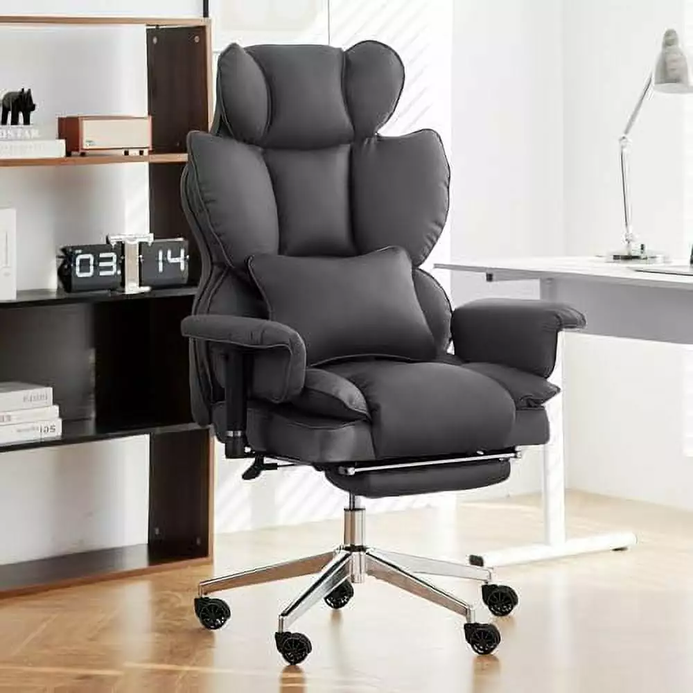 Office Chair Footrest Big and Tall Ergonomic High Back Executive Chair Adjustable Armrest XINGAN