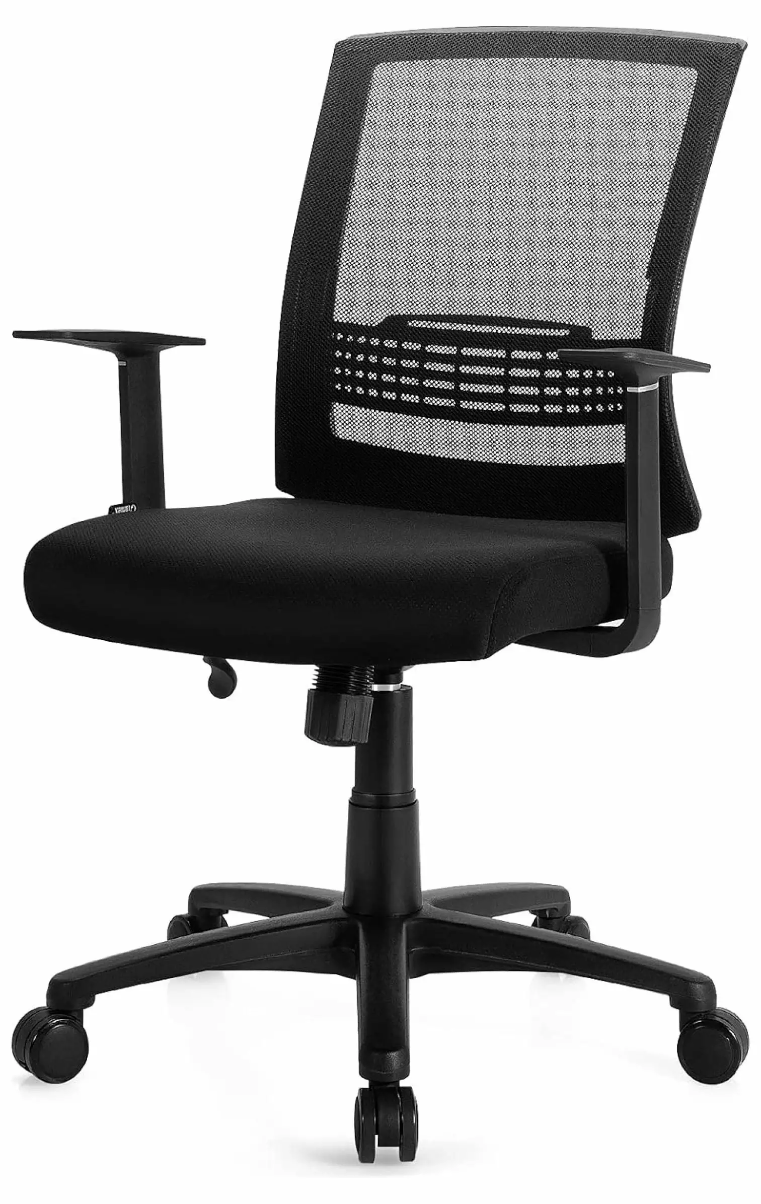 YuraZH Ergonomic Office Chair Adjustable Lumbar Support Comfortable Mesh Desk Chair Swivel Executive Task Chair Black
