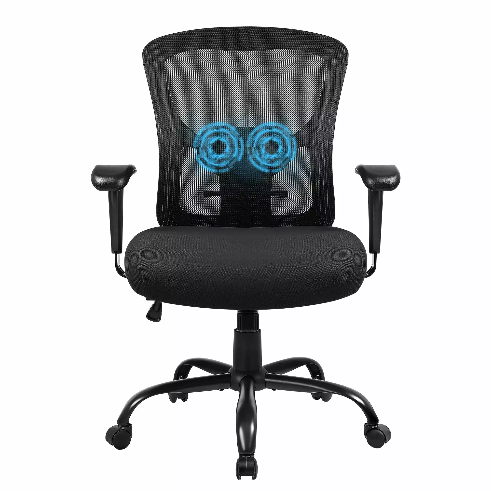 Bigroof Home Office Big and Tall Office Chair 500lbs Ergonomic Mesh Desk Chair Adjustable Lumbar Support and High Back
