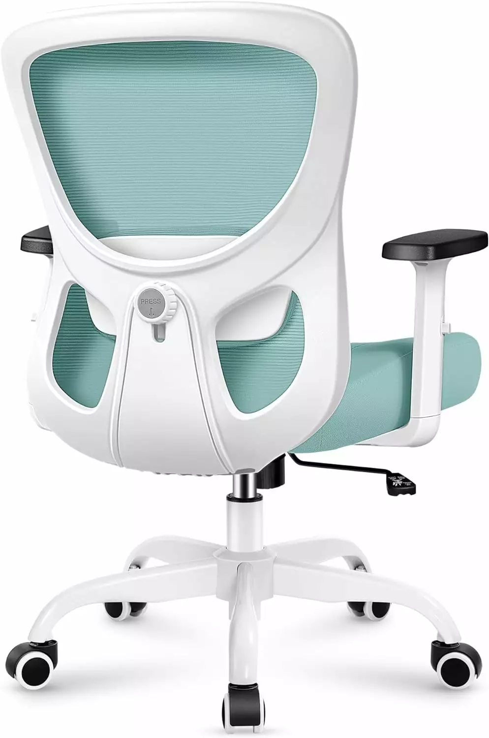 Office Chair Ergonomic Desk Chair Adjustable Lumbar Support Swivel Comfy Computer Chair Heavy Duty Executive Chair GOURE