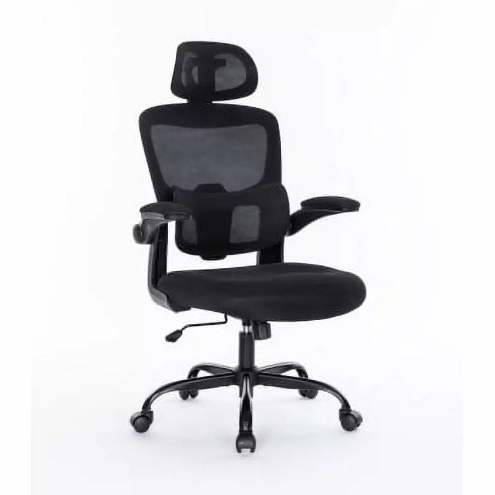 Homiyad Ergonomic Mesh Office Chair 3D Adjustable Lumbar Support and Flip-Up Arms