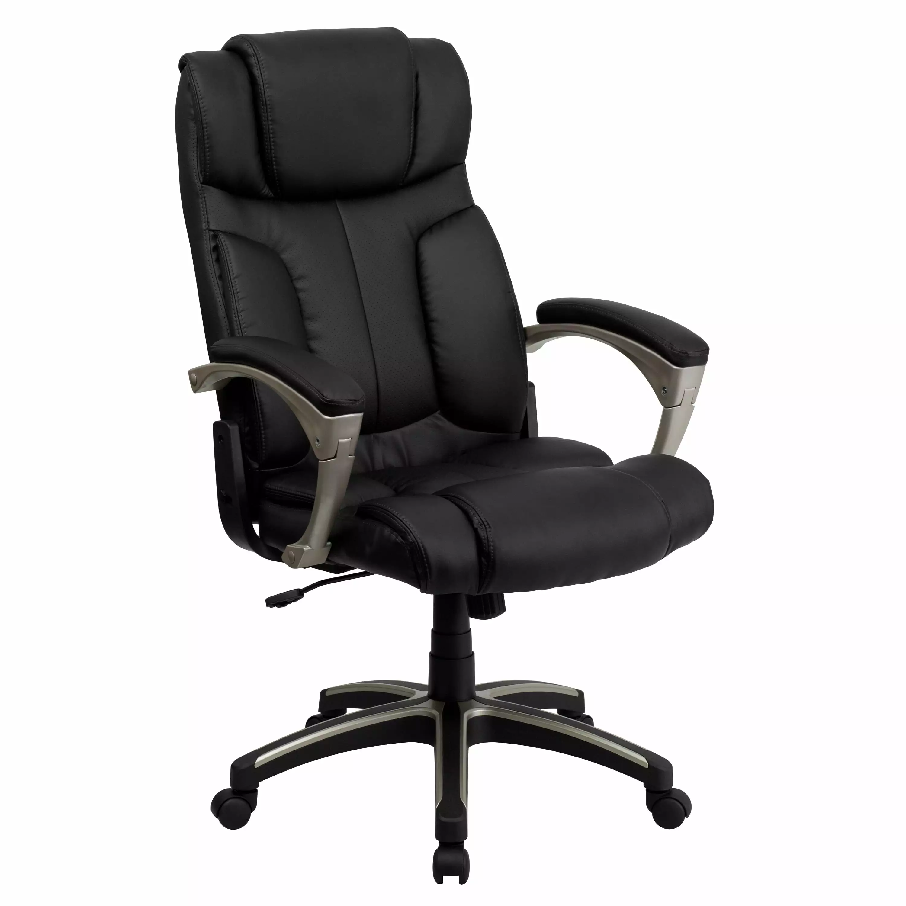 Line Furniture Foldable Black Leather Executive Adjustable Swivel Office Chair A Line Furniture