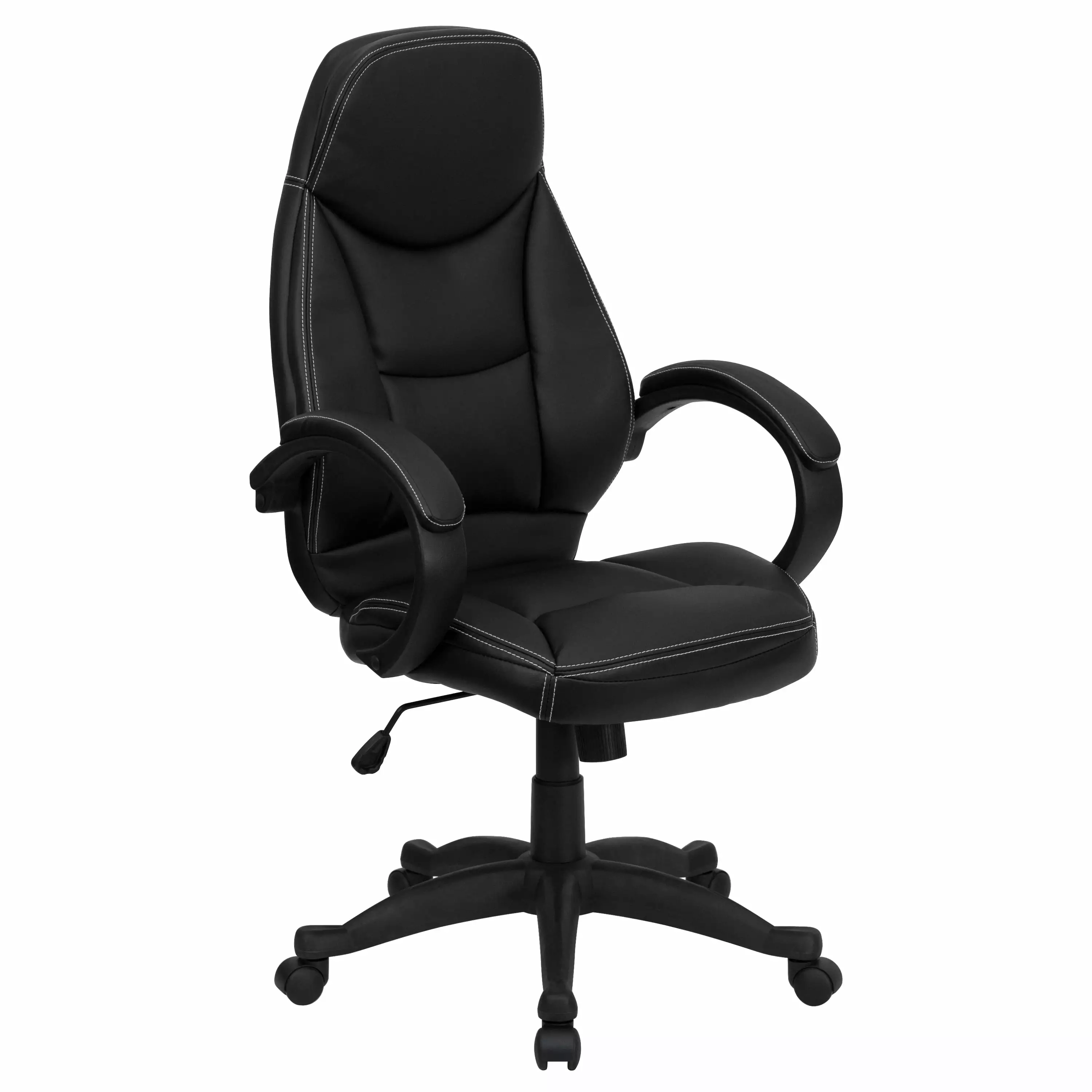 Line Furniture Minti High Back Black Leather Executive Office Chair
