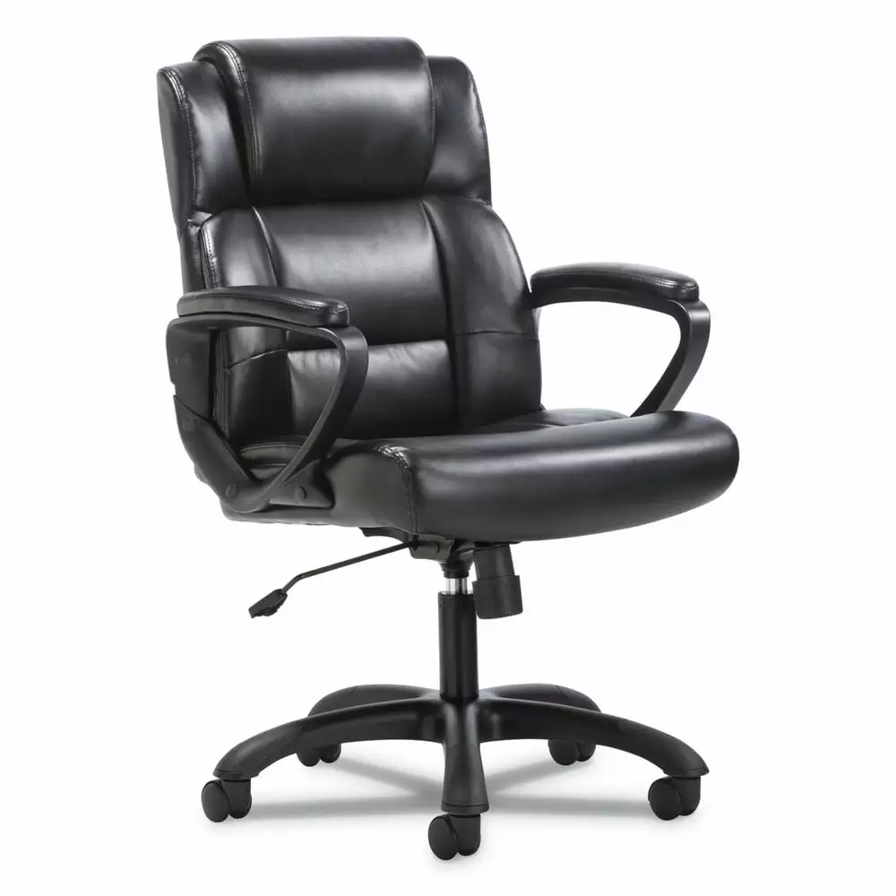 Basyx HVST305 Mid-Back Executive Chair Black 19-23 Seat Height Supports 225 lbs