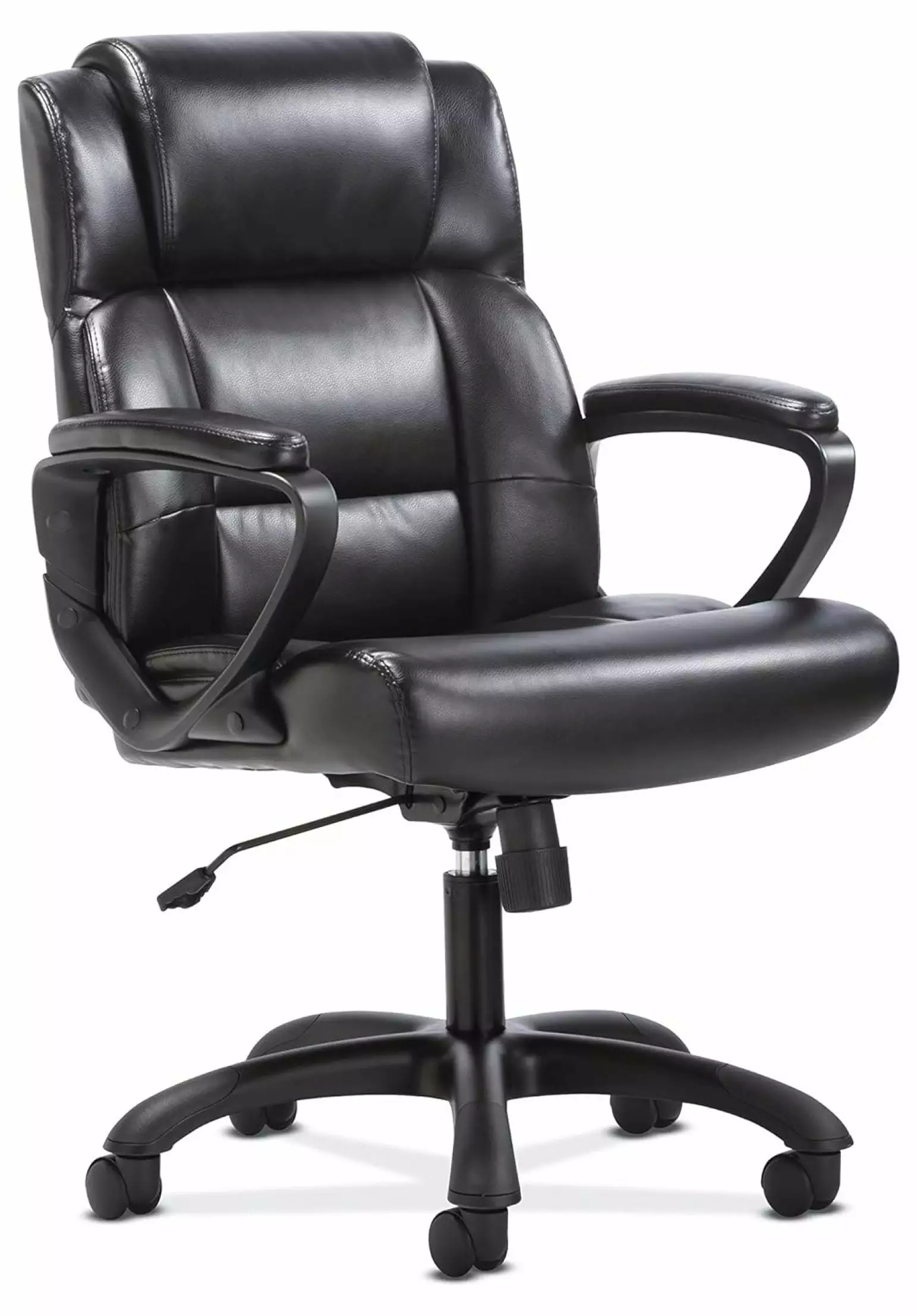 Bennium Sadie High Back Executive Chair Fixed Padded Arms Black