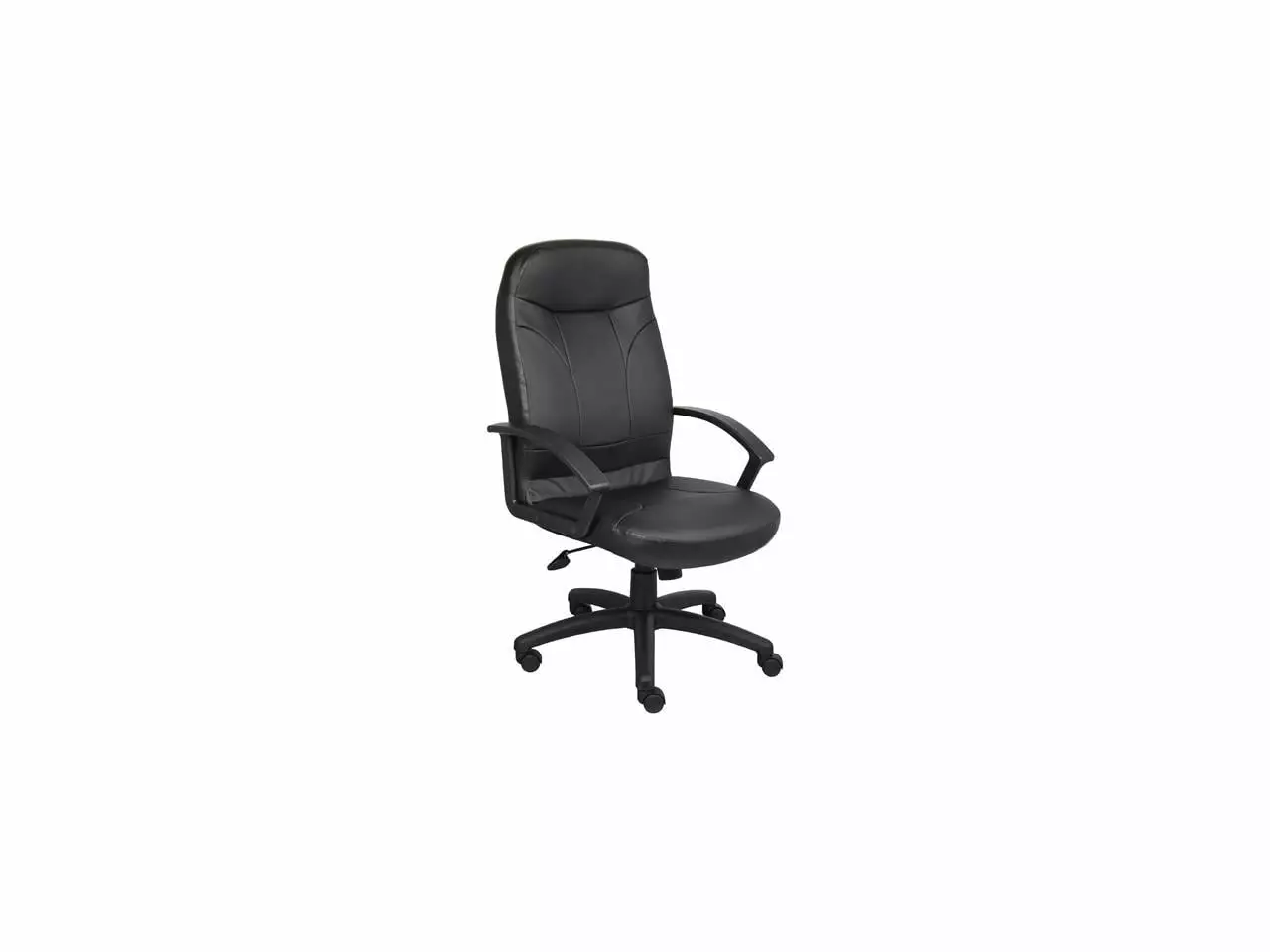 BOSS Office Products B8401 Black LeatherPlus Executive Chair