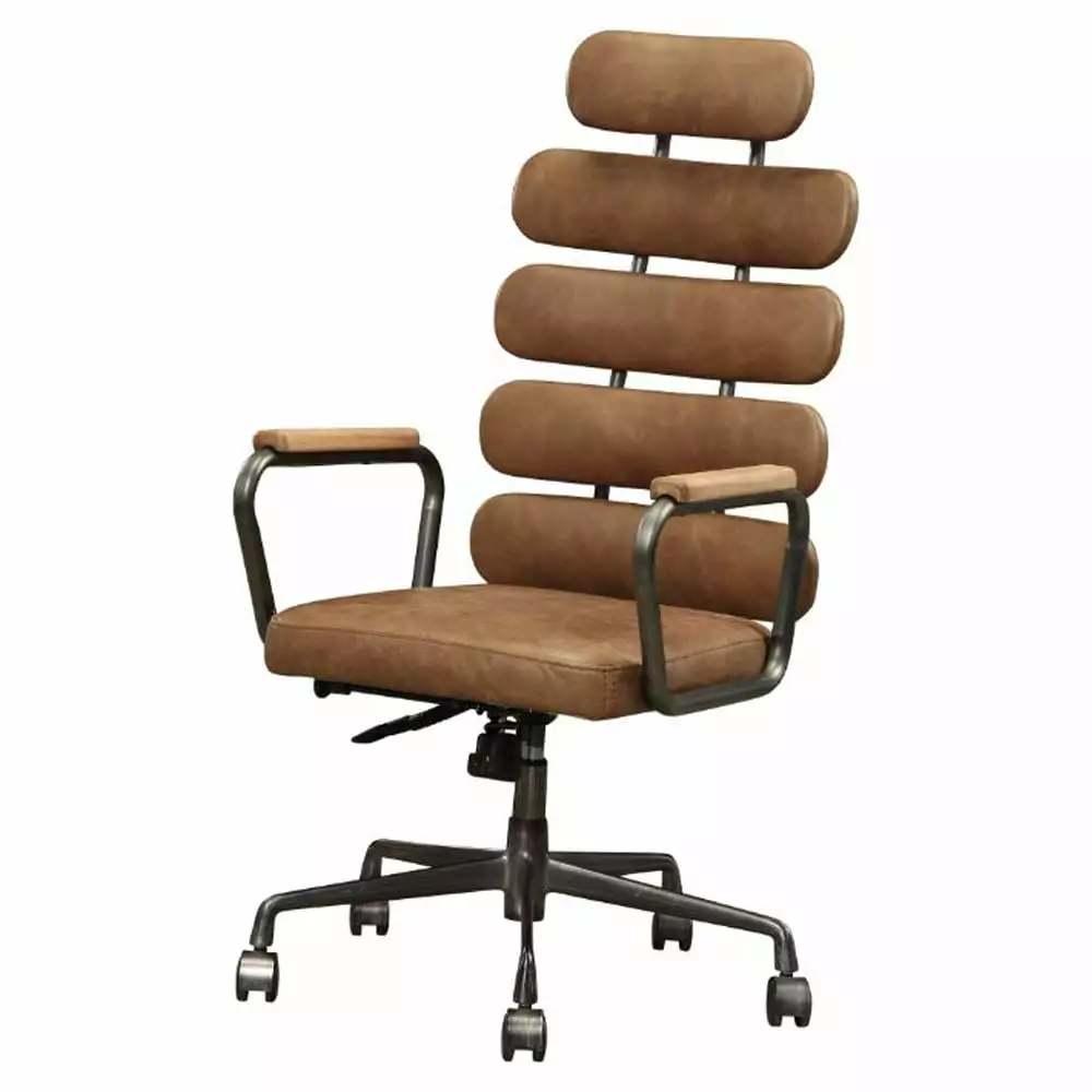 Calan Executive Office Chair High Back Mesh and Leather Ergonomic Computer Chair