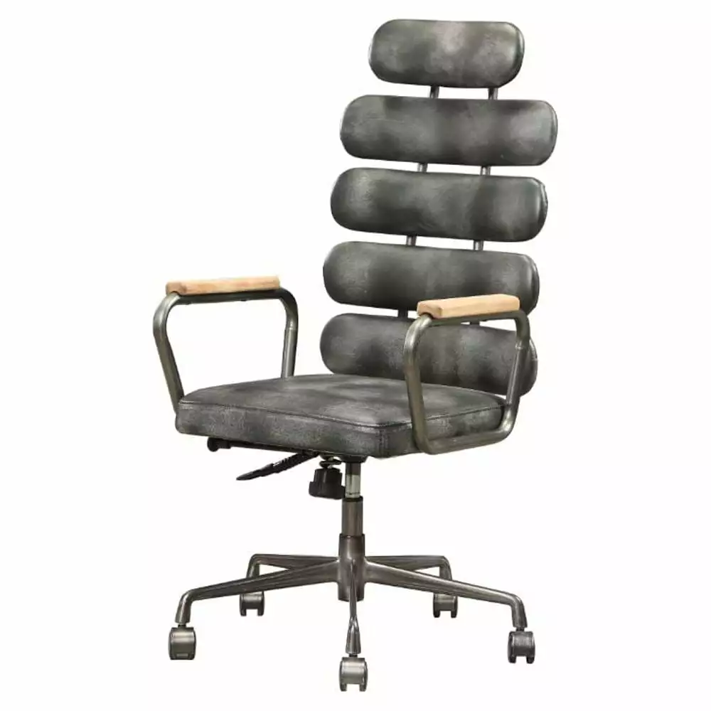 Calan Executive Office Chair High Back Mesh and Leather Ergonomic Computer Chair