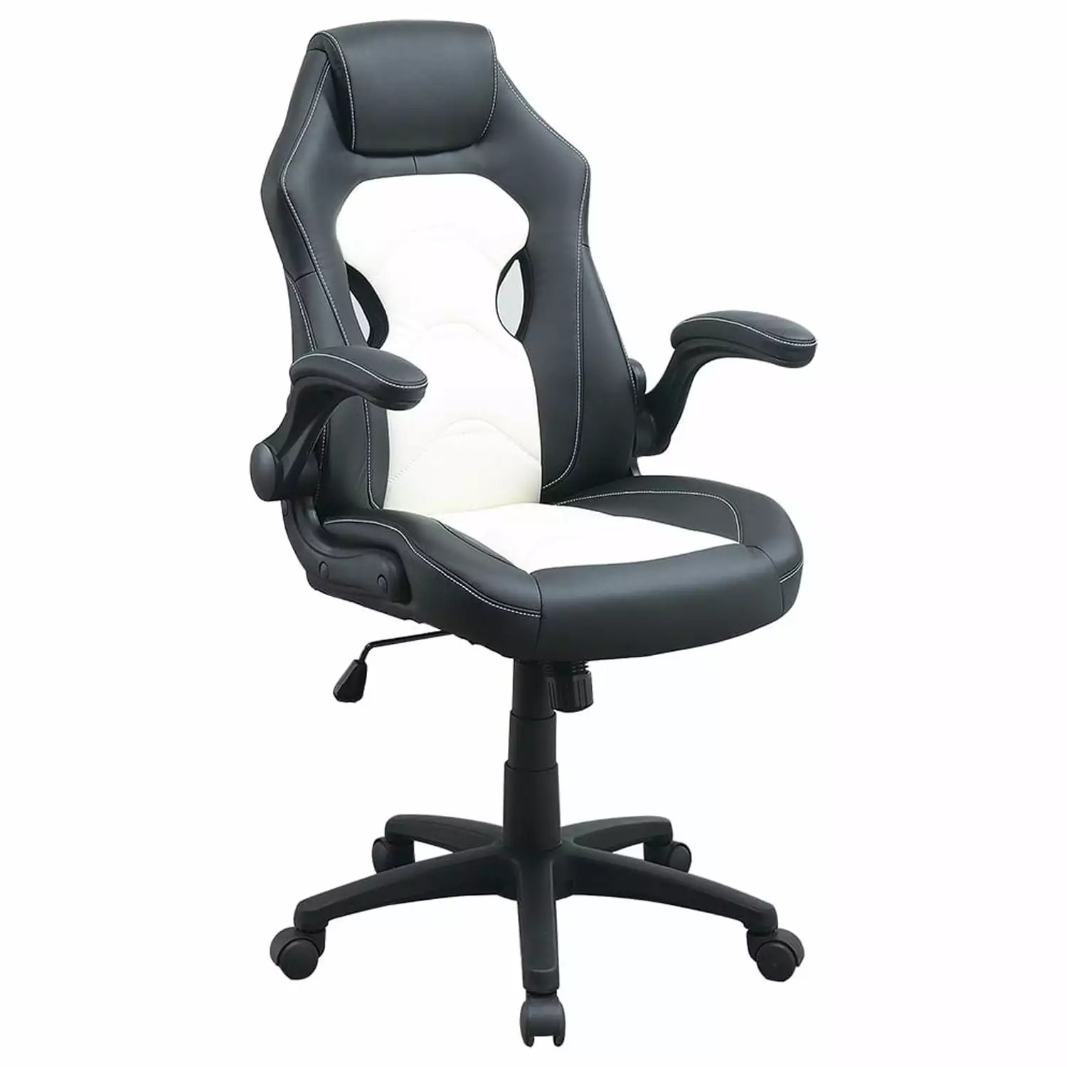 Adjustable Height Executive Office Chair Black And White CNCJ