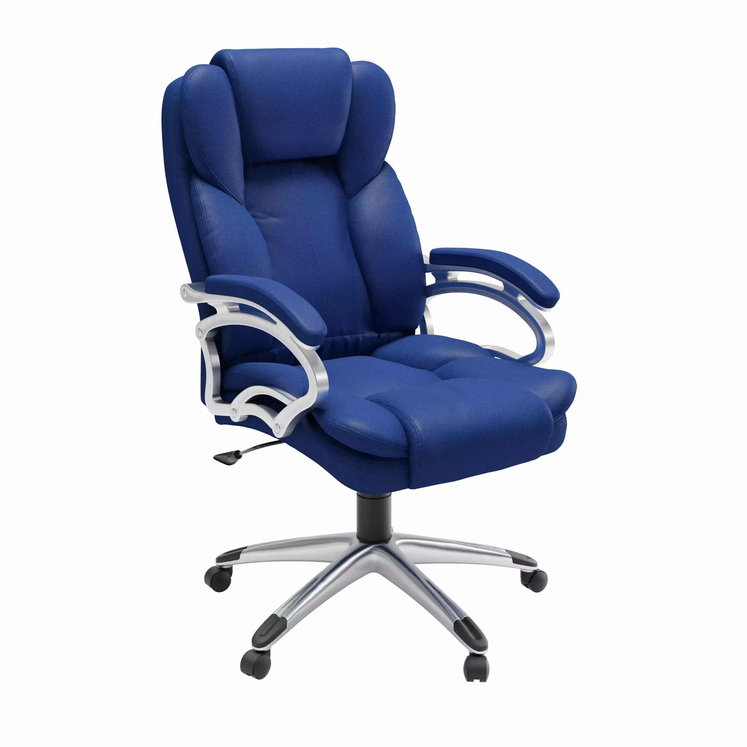 CorLiving Leon Executive Office Chair Ergonomic Desk Chair Adjustable Height