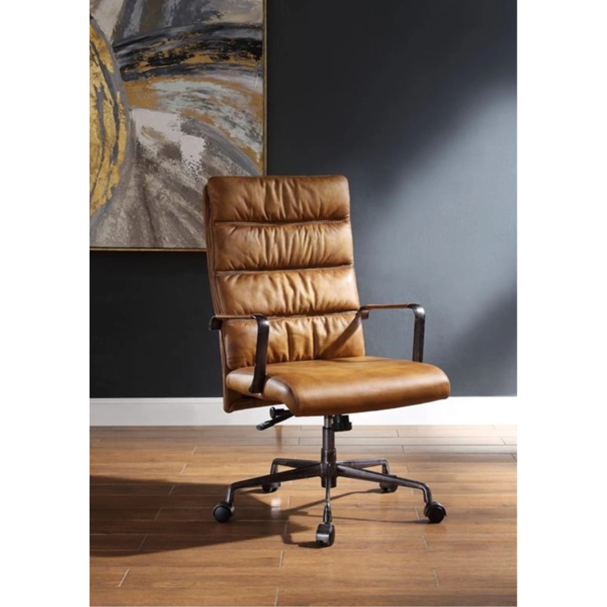 Ergode Sahara Top Grain Leather Executive Office Chair Headrest