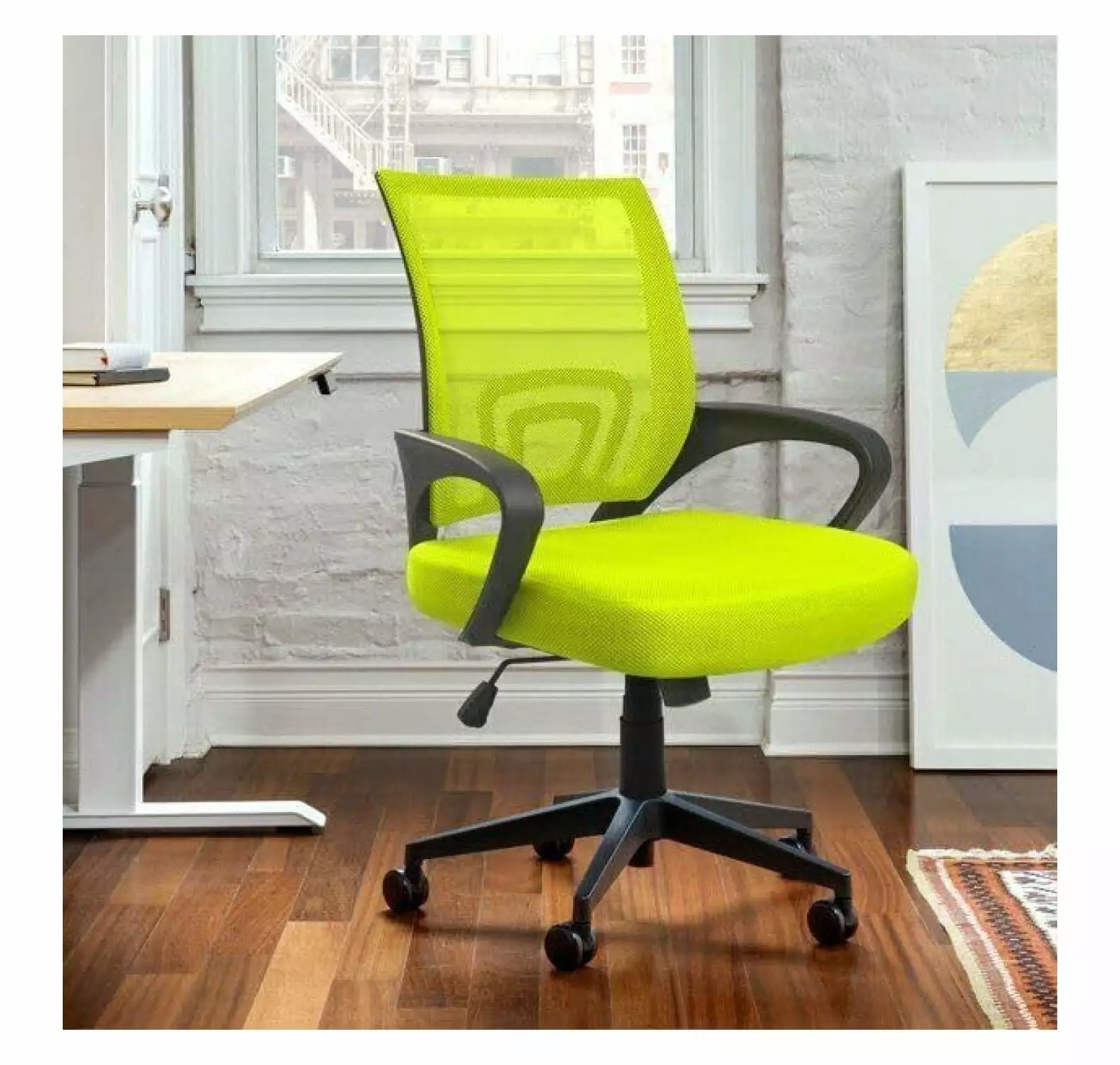 FENG20 Ergonomic Mesh Office Chair Computer Desk Executive Chair Green