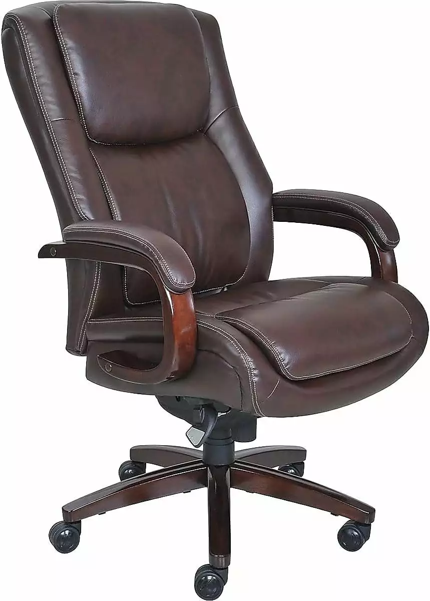 FJU 1200191 Winston Bonded Leather Executive Chair Brown 44763