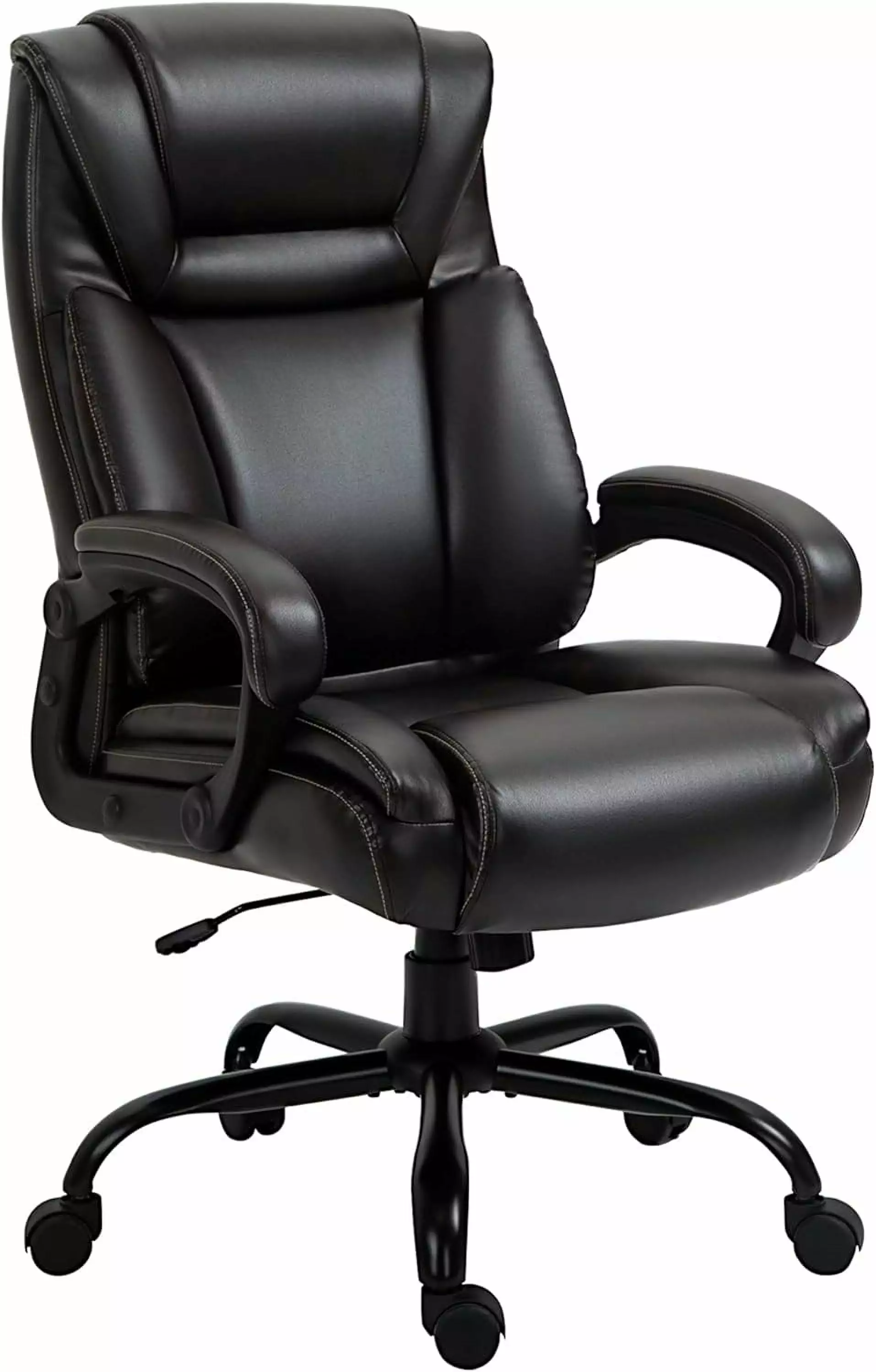 FJU Big and Tall 400lbs Executive Office Chair Wide Seat High Back PU Leather Ergonomic