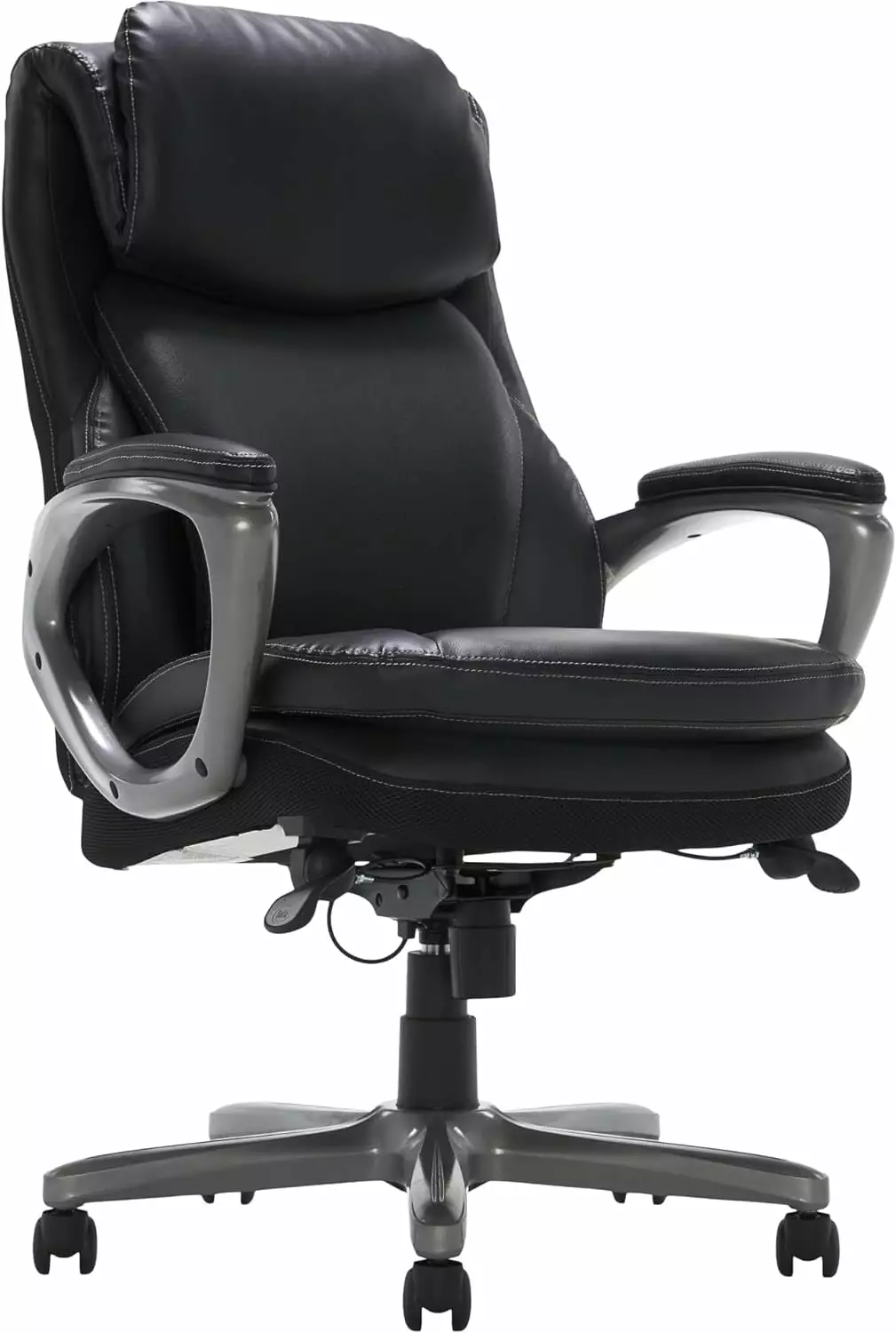 FJU Smart Layers AIR Arlington Executive Chair Black Pewter Ergonomic Office Chair