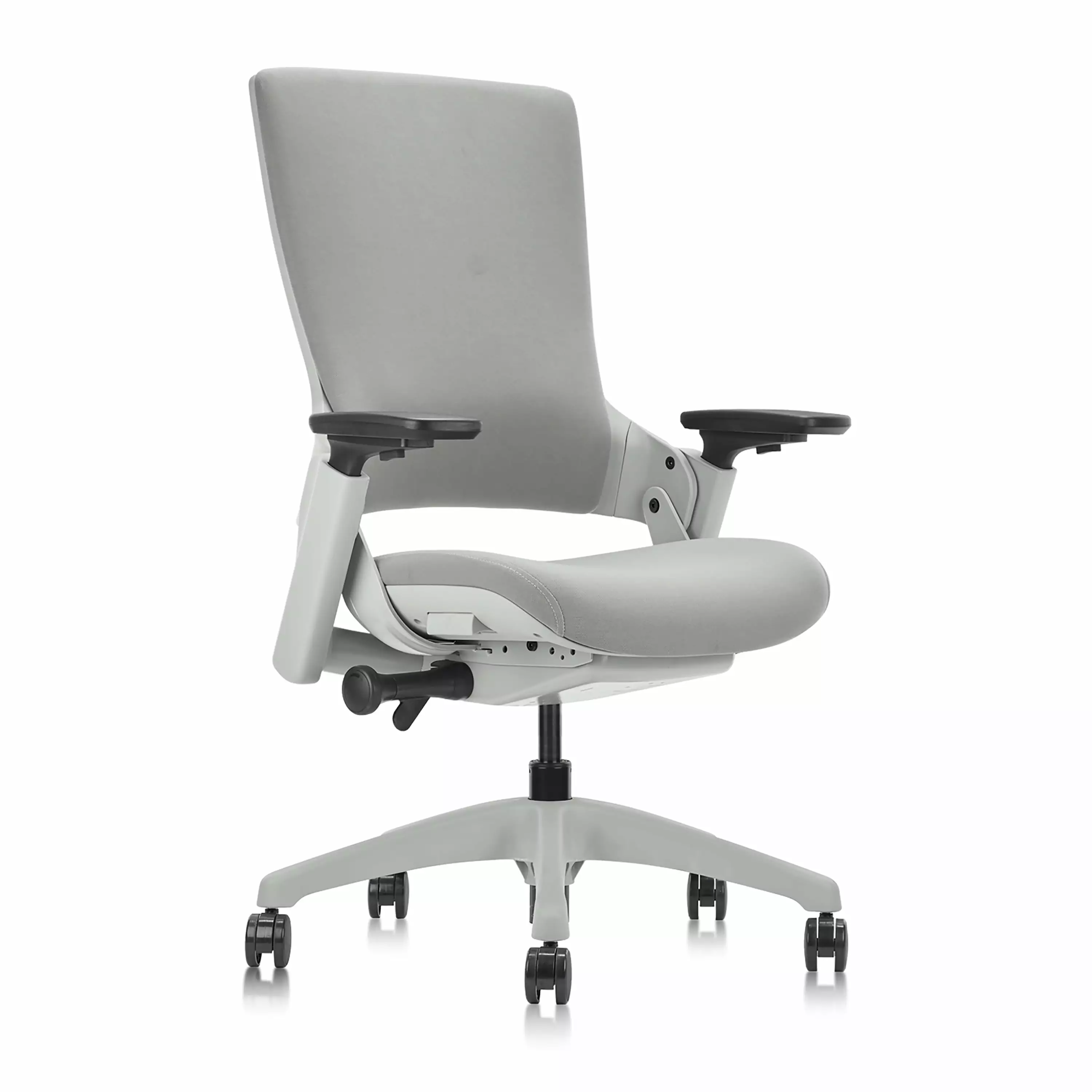 Furniture America Inek 23.6 Executive Chair Adjustable Height Swivel 225 lb Capacity Gray
