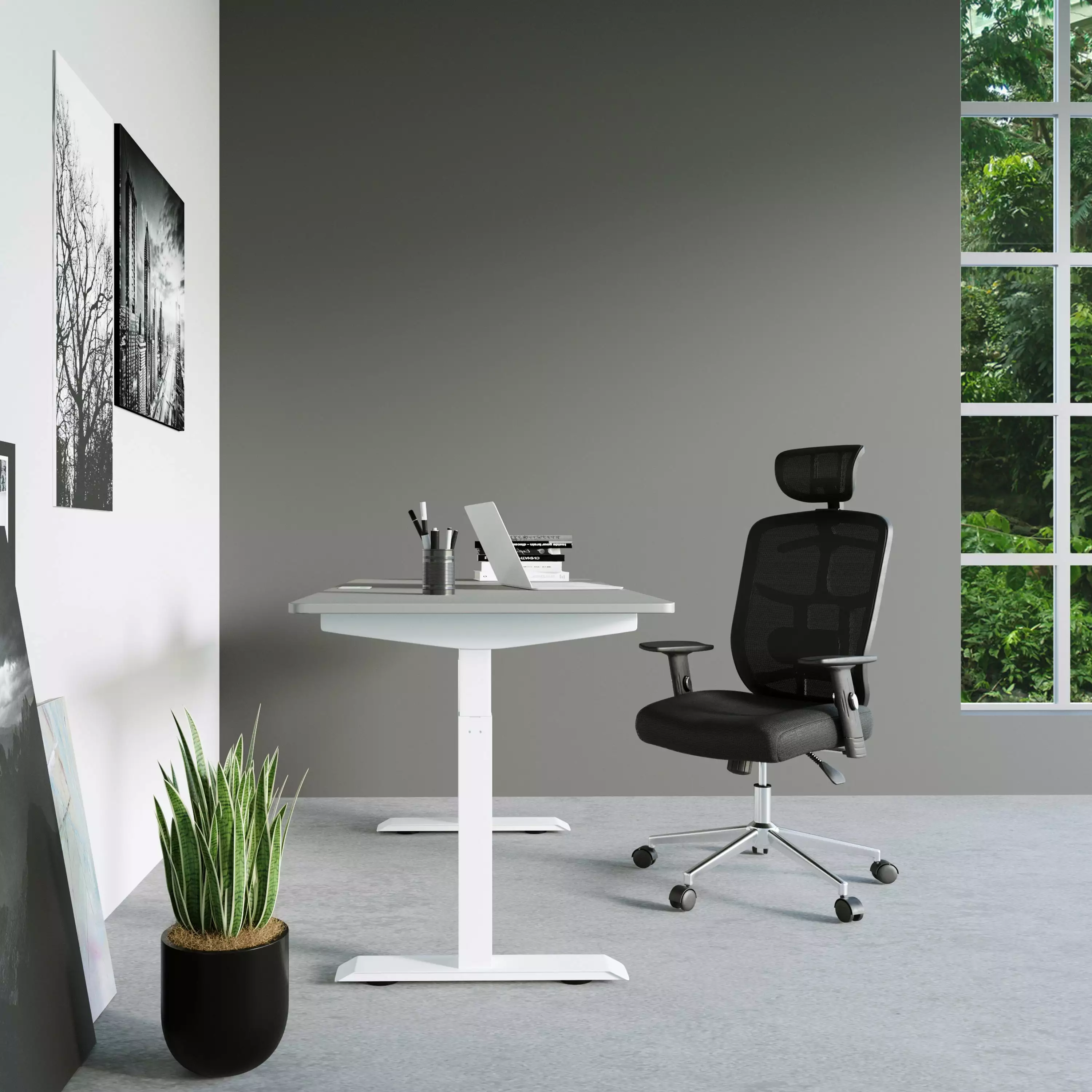 Flex Mesh Executive Chair Black Go Green Woods