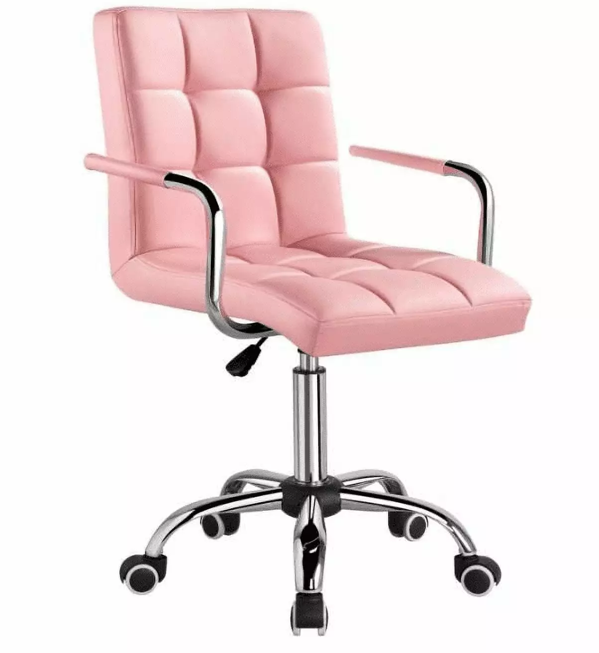 Desk Chairs Wheels Modern PU Leather Office Chair Height Adjustable Computer Chair Guagum