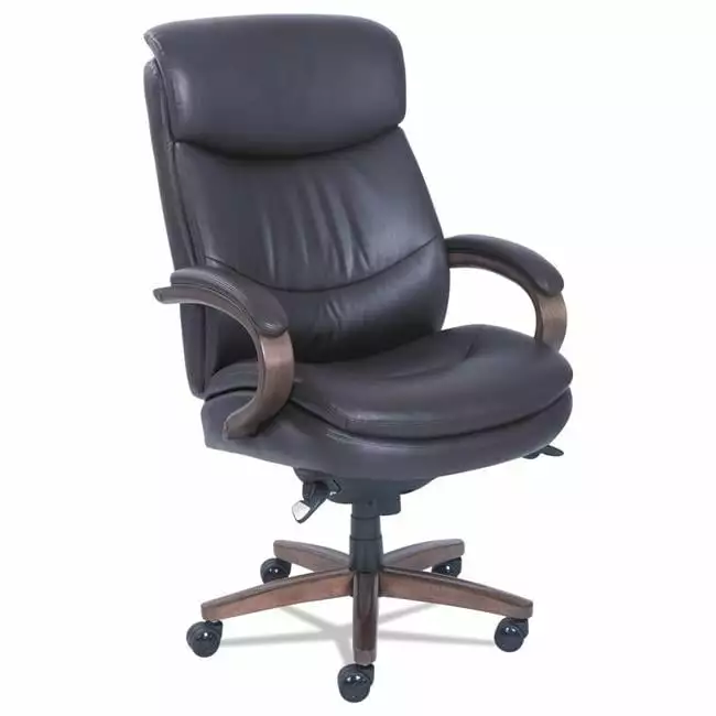 LZB Big & Tall Executive Chair - Brown Office Chair High Back Support Guest Room