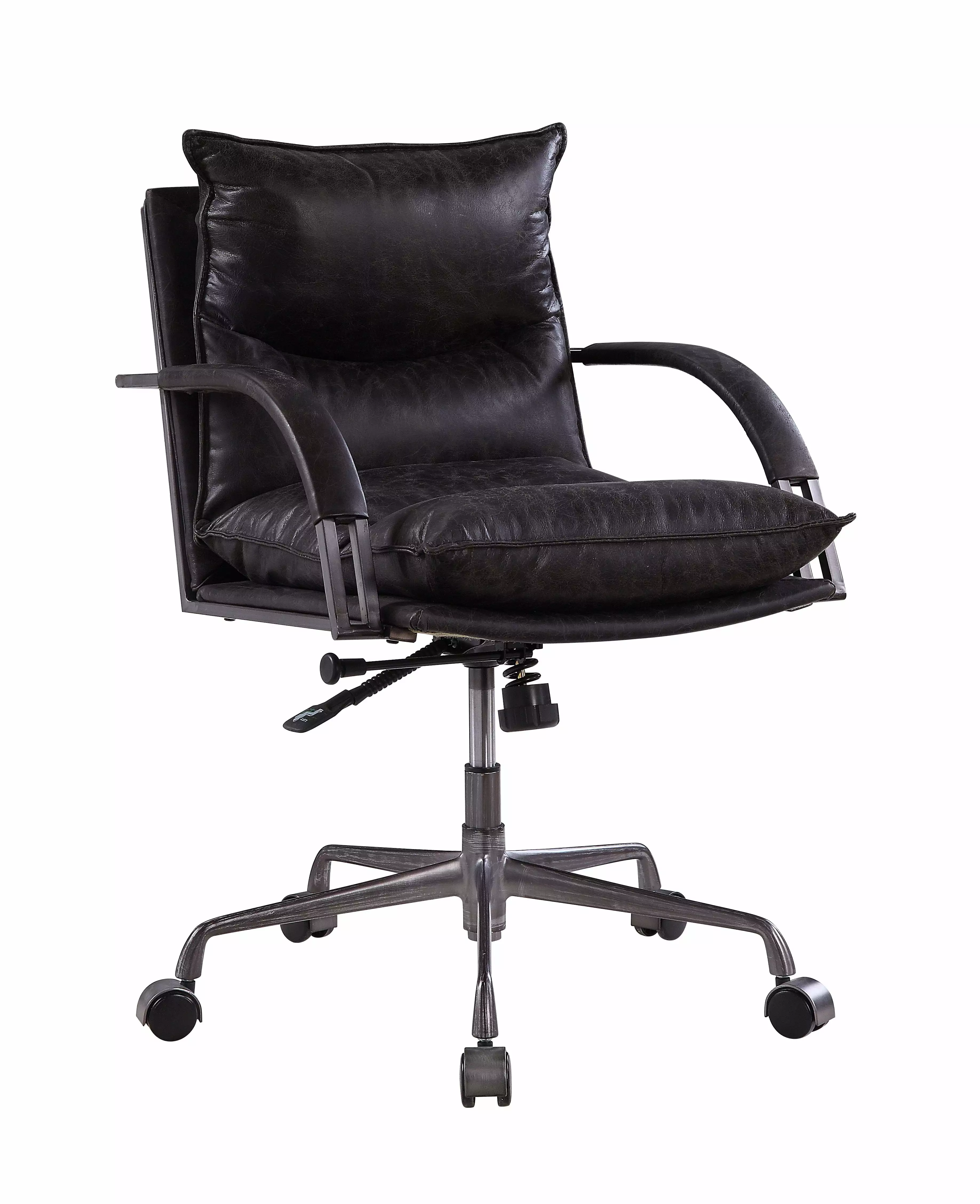 Haggar Executive Office Chair Ergonomic High Back Leather Desk Chair Adjustable Height