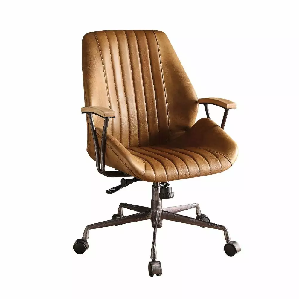 Hamilton Executive Office Chair Padded Leather High Back Swivel Chair Armrests