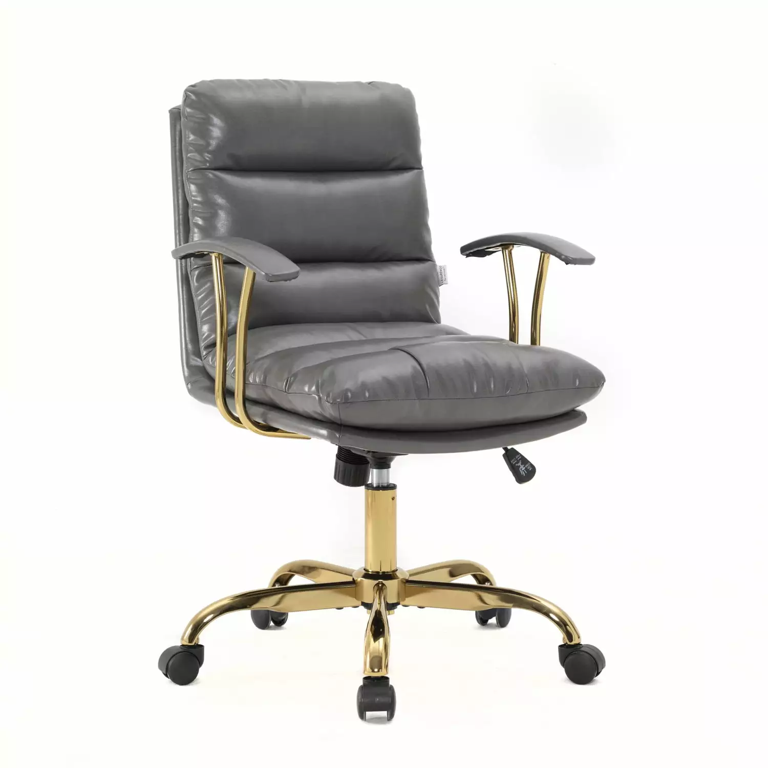 HomeStock Antique Ambiance Modern Padded Leather Adjustable Executive Office Chair Tilt & 360 Swivel
