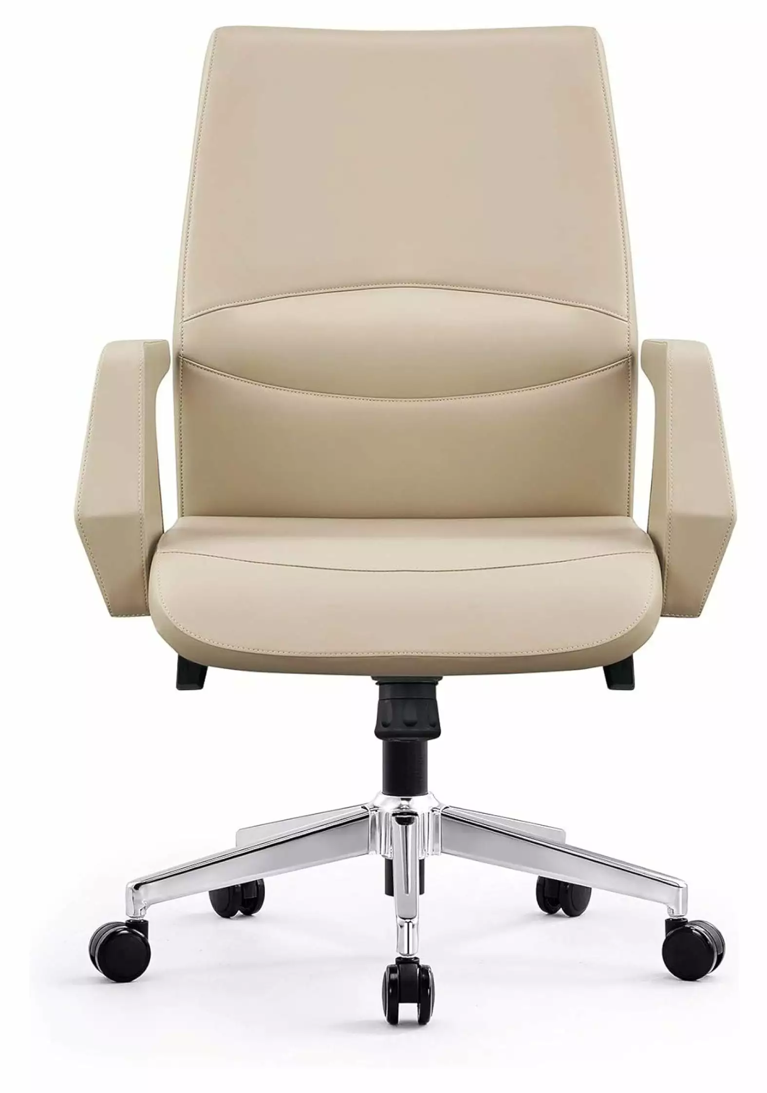Jadona Executive Office Chair Ergonomic Leather Home Office Chair Adjustable Lock Position
