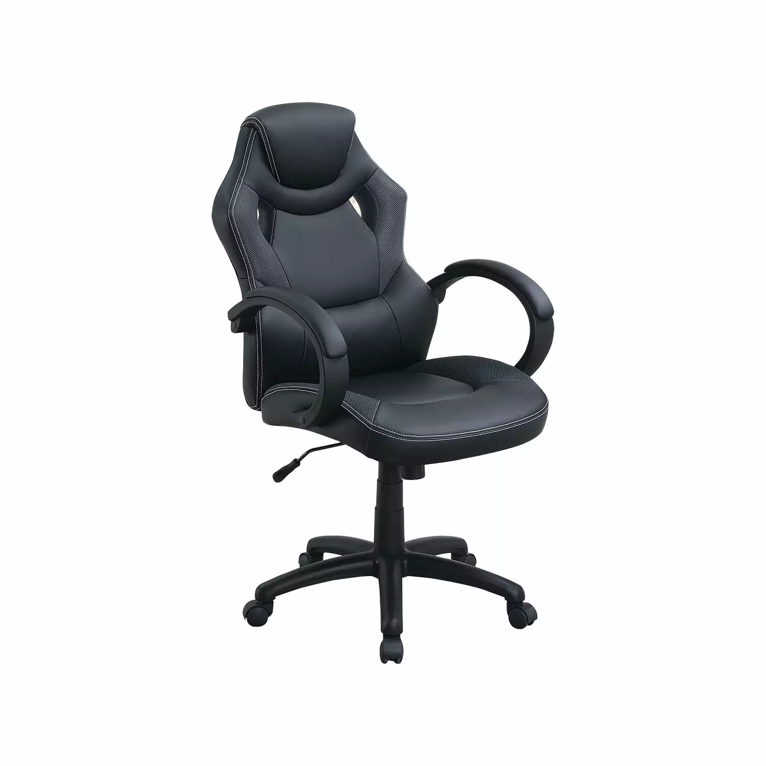 Adjustable Height Executive Office Chair Black - Ergonomic Swivel Rolling Desk Chair Jamini
