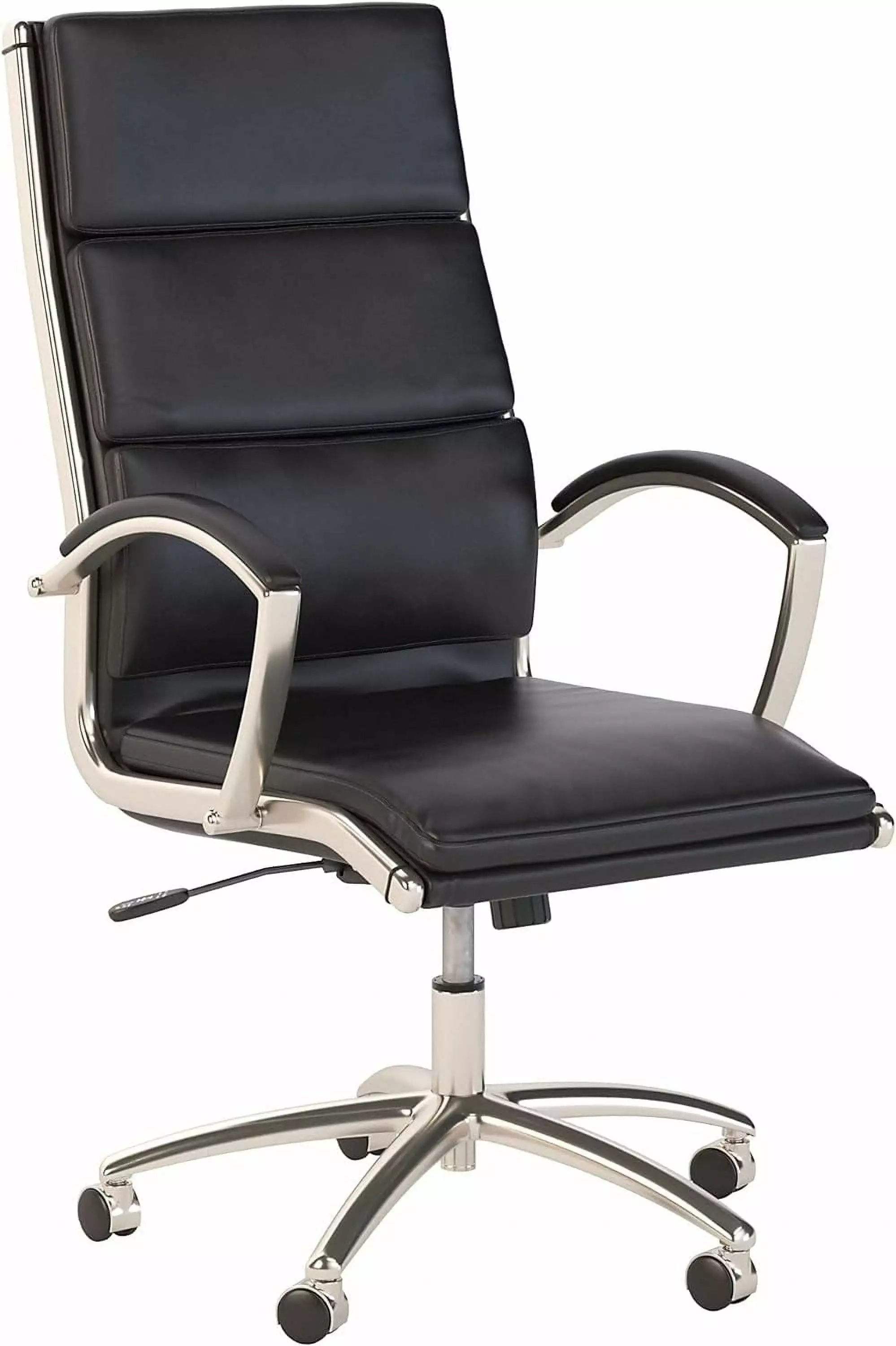 KEMANHUAN Modelo High Back Leather Executive Office Chair Ergonomic Computer Workstation Chair Black