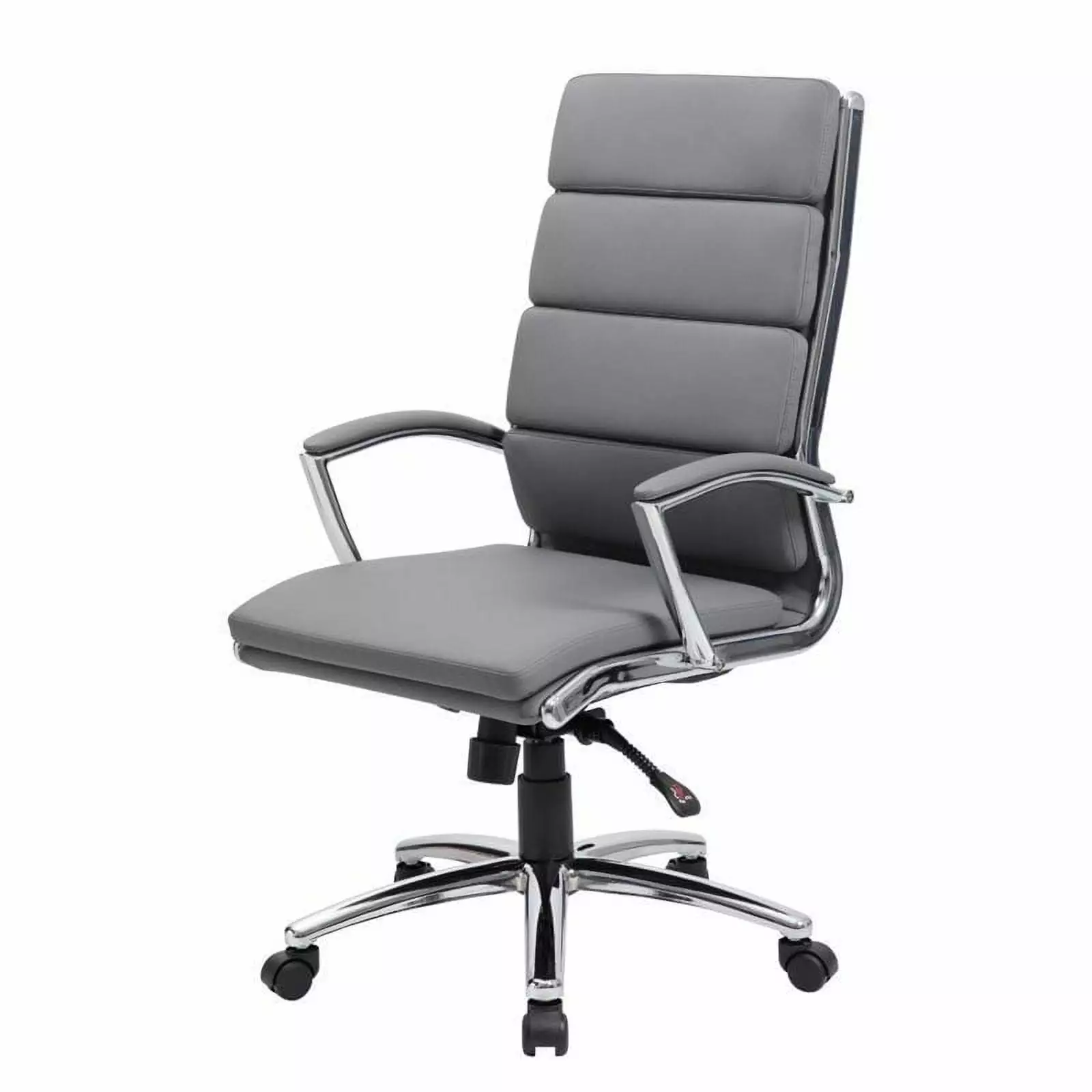 Kingfisher Lane Modern Fabric Swivel Executive Chair Gray - Adjustable Height Office Chair Ergonomic Support