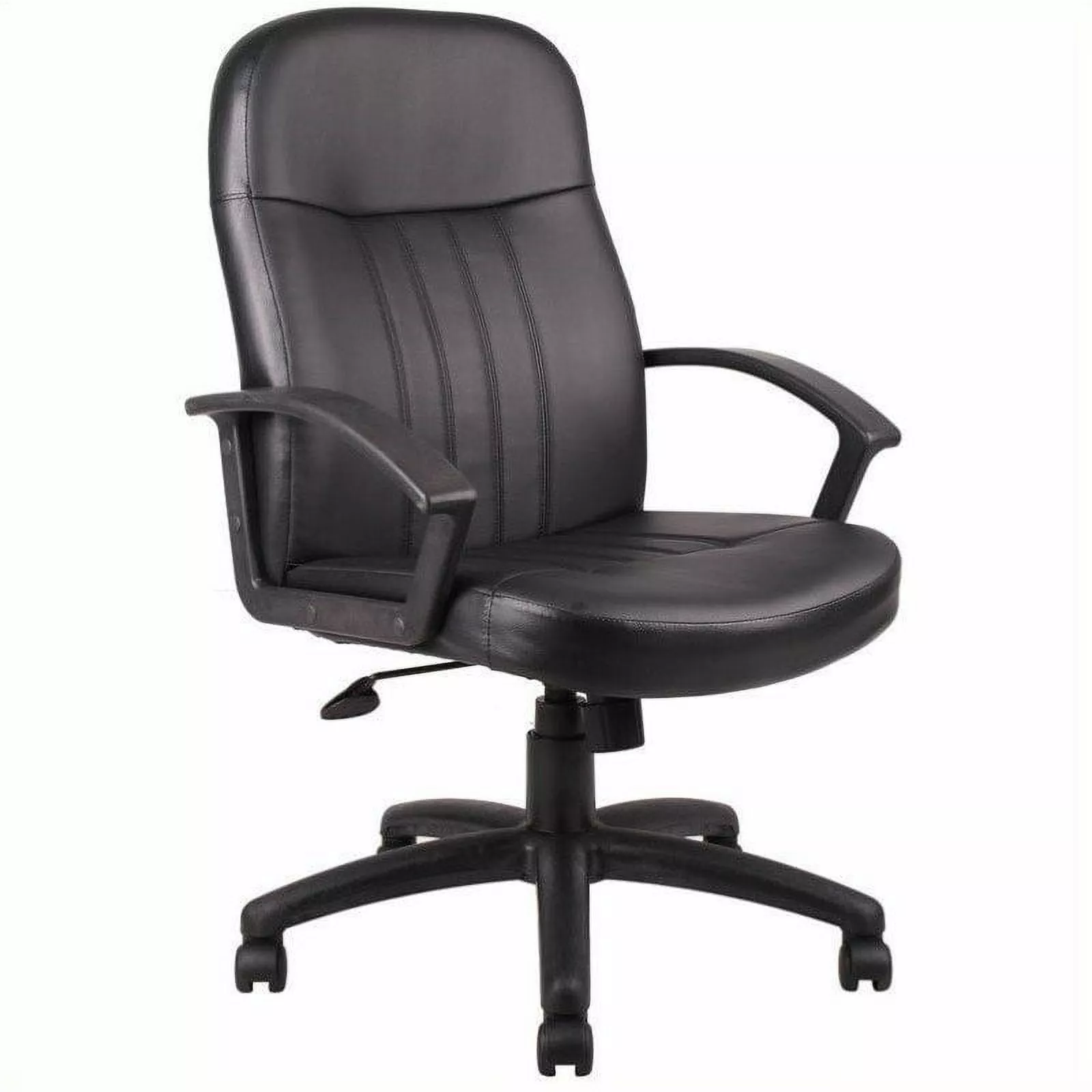Kingfisher Lane Modern Leather Executive Office Chair Black