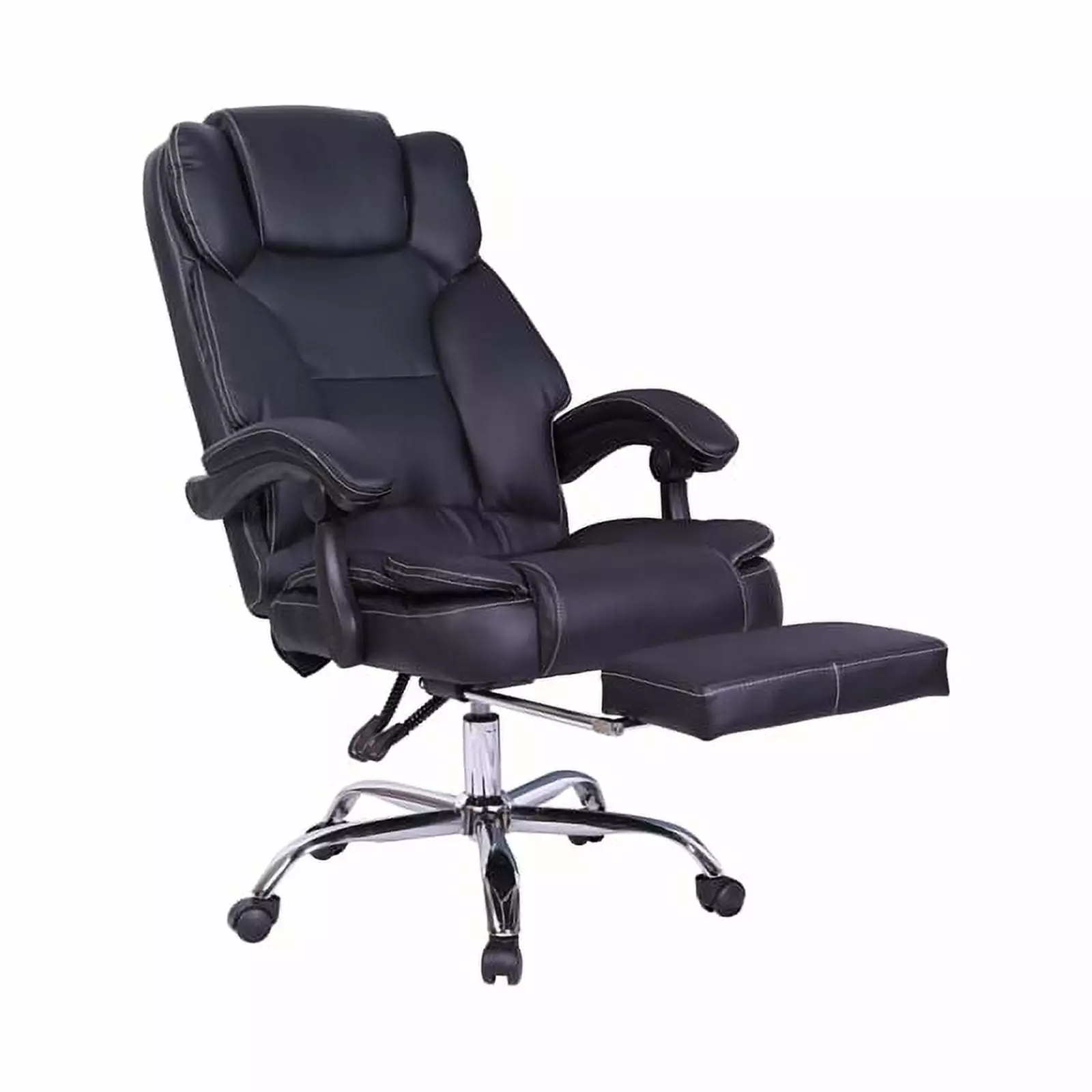 Kingway Furniture Hurbon Ergonomic Faux Leather Executive Chair Black
