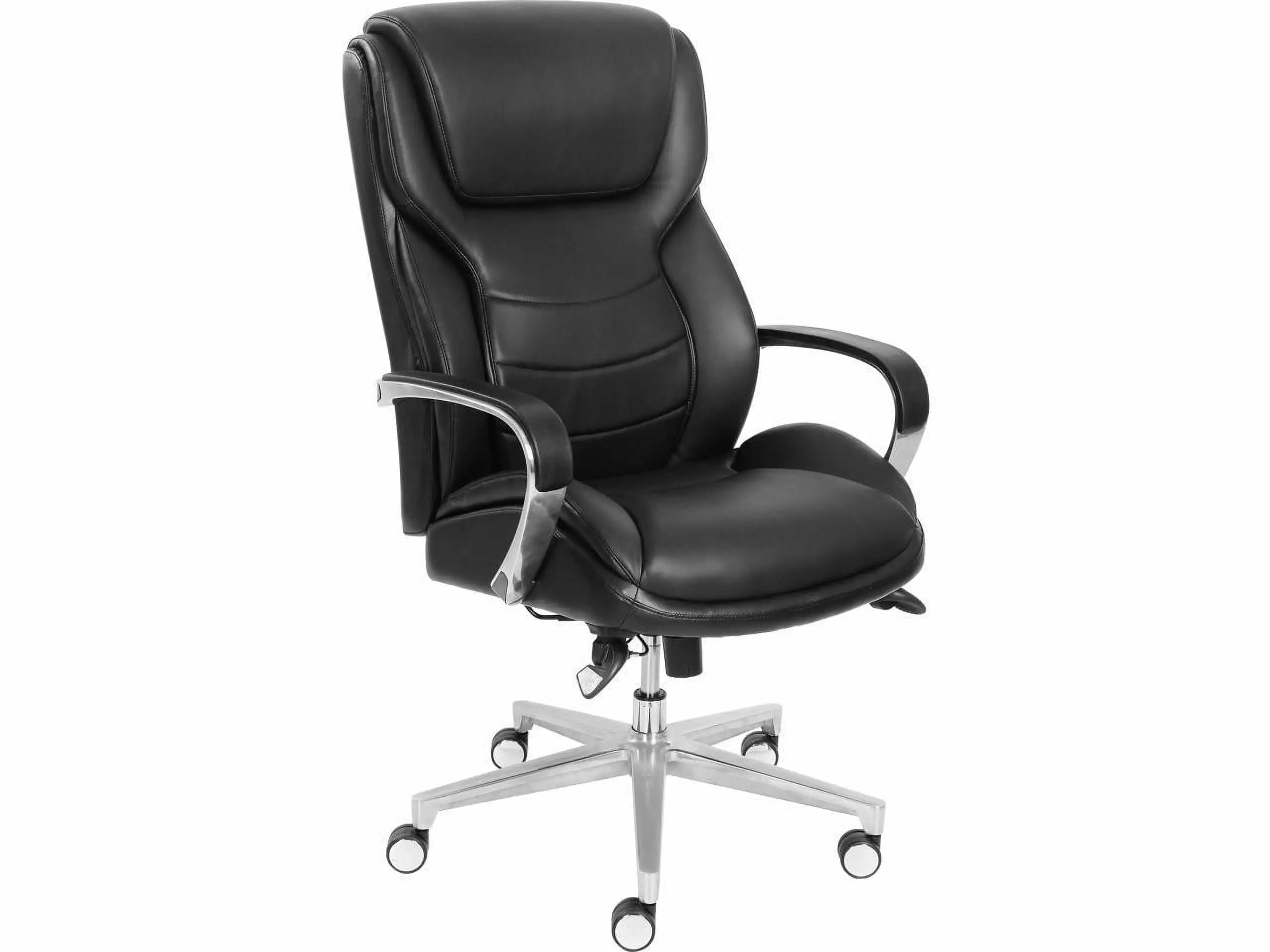 La-Z-Boy ComfortCore Gel Seat Executive Chair Faux Leather Black 28.5 Width x 32.8 Dimensions La-Z-Boy, Inc