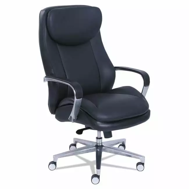 La-Z-Boy 35 Executive Chair Adjustable Height 300 lb Capacity Black