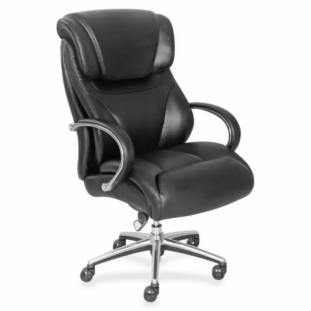 La-Z-Boy Executive Chair Black Faux Leather 32.8x27.8x45.3 Inches