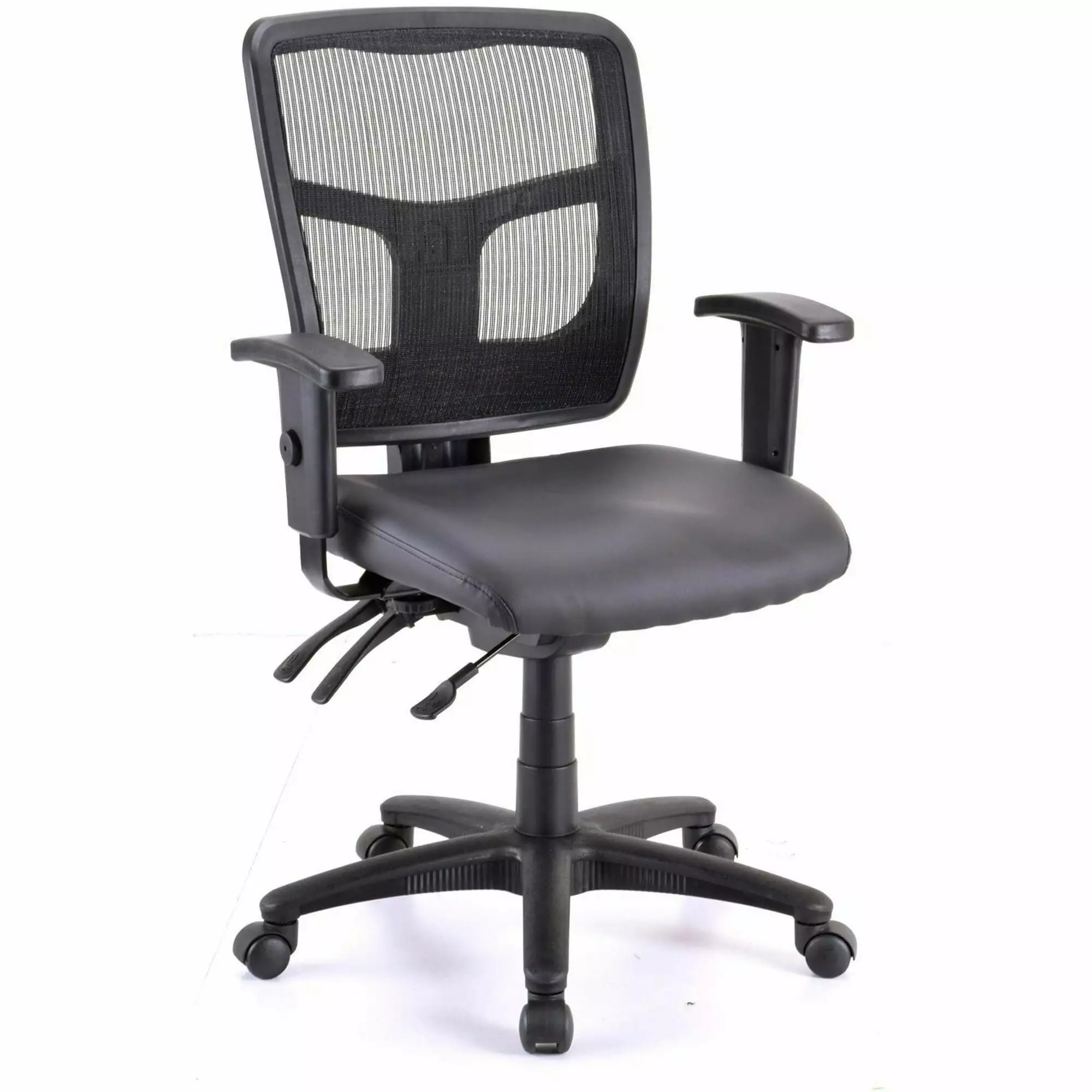 Lorell Executive Antimicrobial Mid-back Chair LLR-86241 Office Use