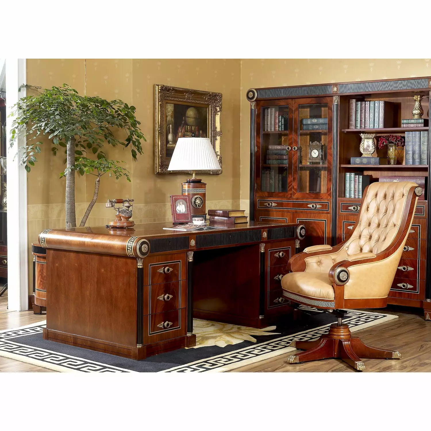 Maykoosh Art Nouveau Allure E-10 Executive Chair - Stylish Office Chair Padded Seat