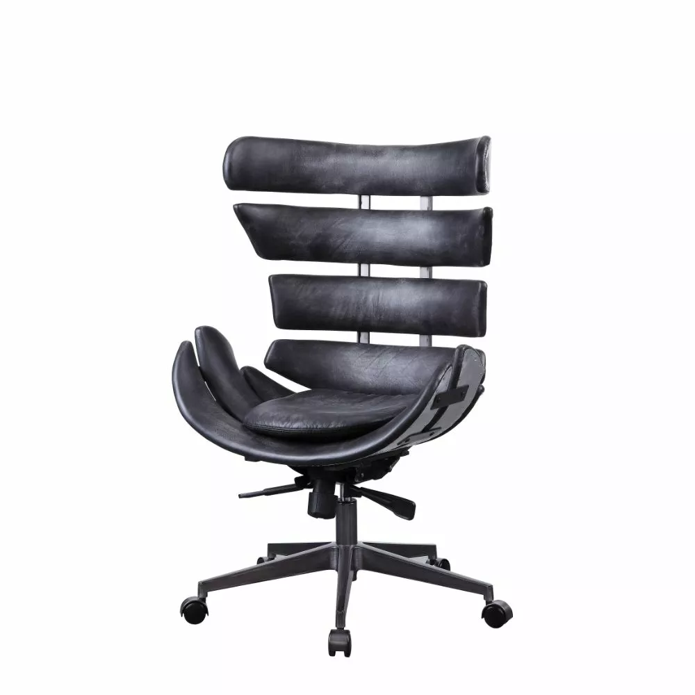 Megan Executive Office Chair - Mid Back Office Chair Adjustable Height