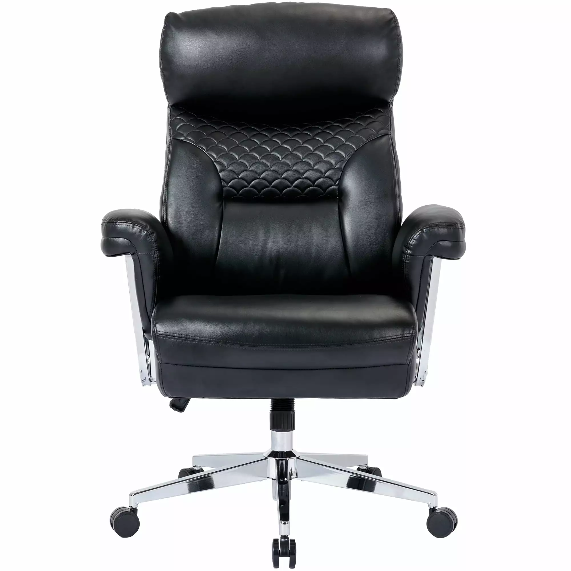 High Back Executive Office Chair 300lbs - Ergonomic Leather Computer Desk Chair Lumbar Support MW Products